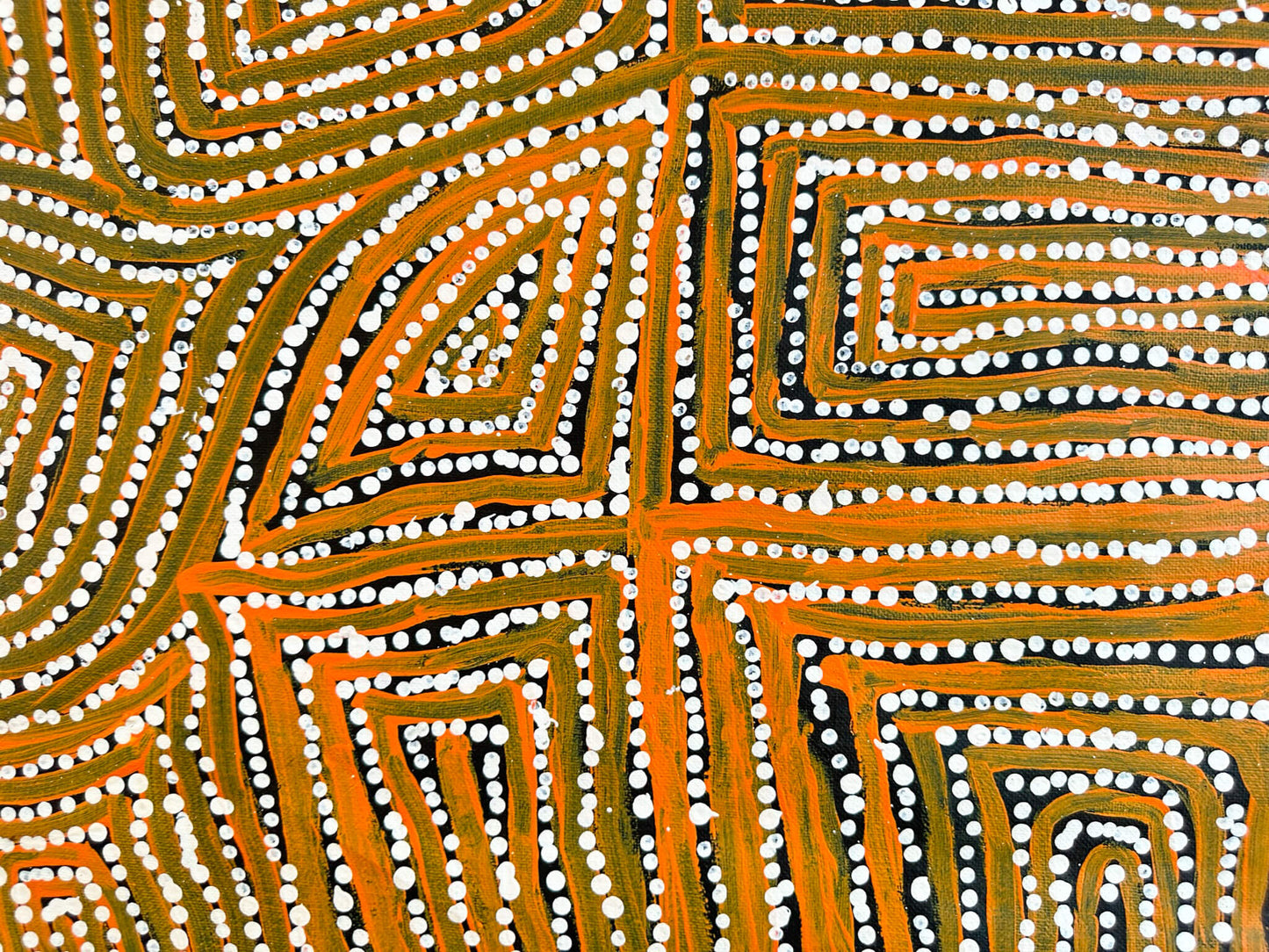 George Ward Tjungaurrayi Tingari Western Desert Male Artist Indigenous Art Aboriginal Art Australian Art Dot Art Dot Painting Dreaming Ancestors