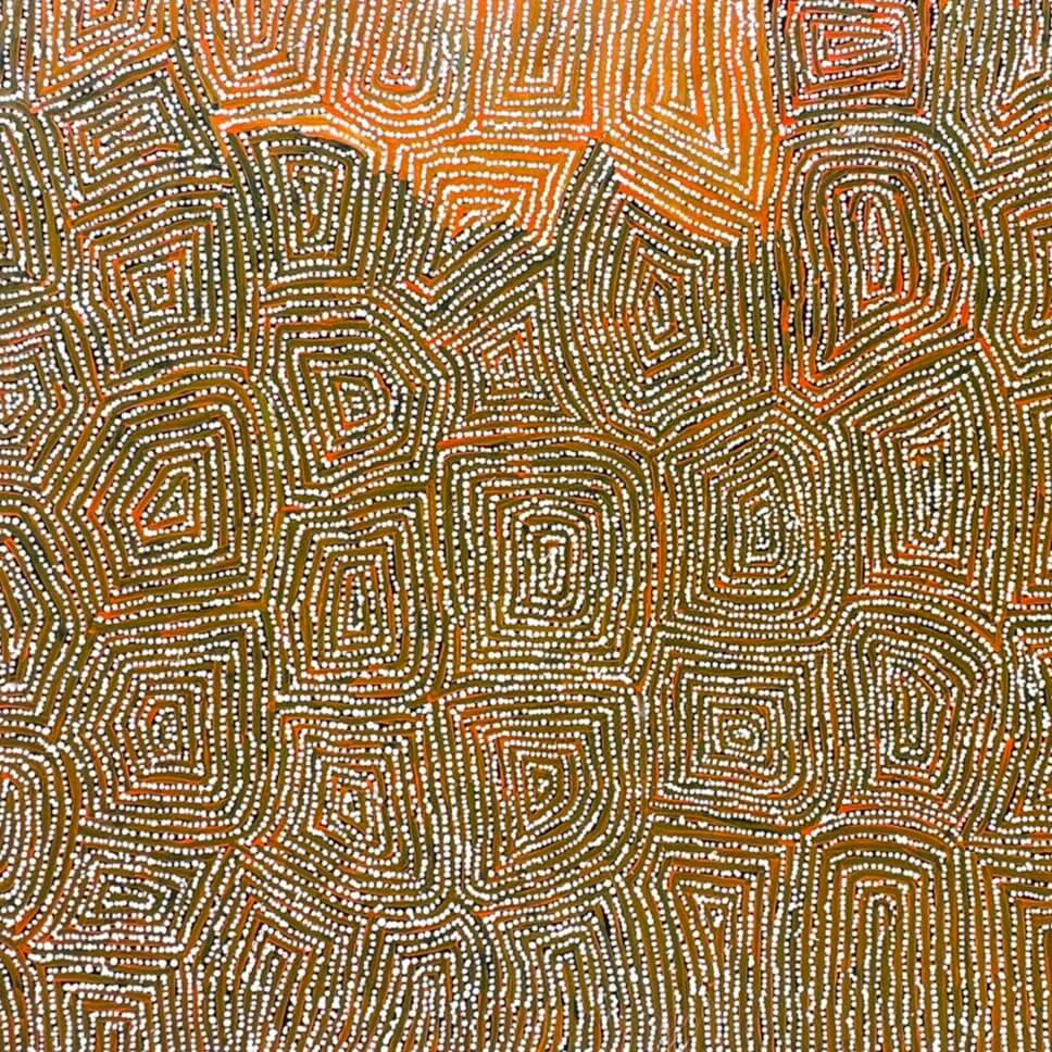 George Ward Tjungaurrayi Tingari Western Desert Male Artist Indigenous Art Aboriginal Art Australian Art Dot Art Dot Painting Dreaming Ancestors