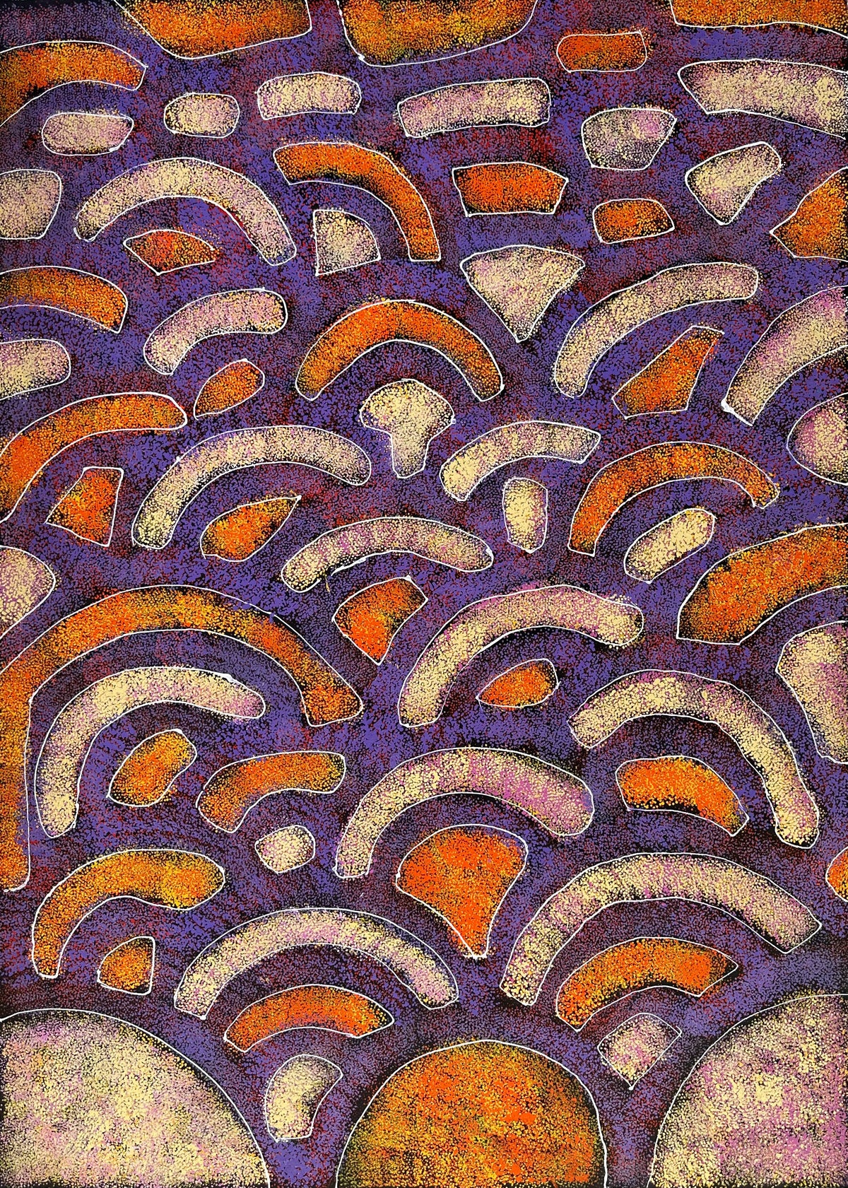 Janet golder Kngwarreye, utopia, bush tucker, yam flower, awelye, indigenous art, aboriginal art, Australian art, indigenous art for sale, art, indigenous painting for sale, family business, original art, authentic art, ethical art, altyerre aboriginal art, décor, interior design, art collector, art lover, art gallery, Darwin gallery, dot art, dot painting