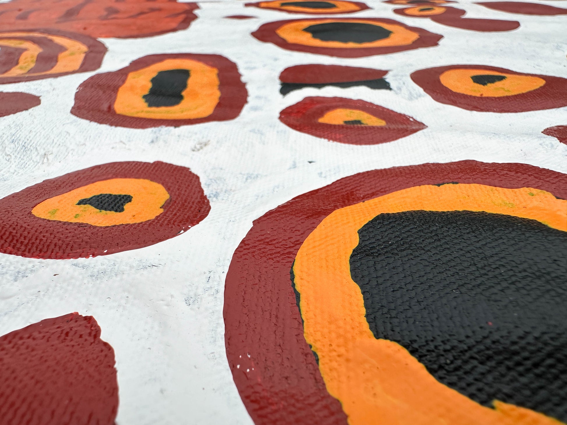 #JenniferNginanaMitchell #WesternDesert #AboriginalArt #IndigneousArt #ArtforSale #PaintingforSale #InteriorDesign #InteriorDecor #Painting #Art #Dreaming #ArtStory #DarwinNorthernTerritory #Darwin #ArtGallery #DarwinArtGallery #Canvas #ArtWork #AustralianArt #AerialPerspective #Artist #originalart #JM467#Altyerre #AltyerreAboriginalArt 