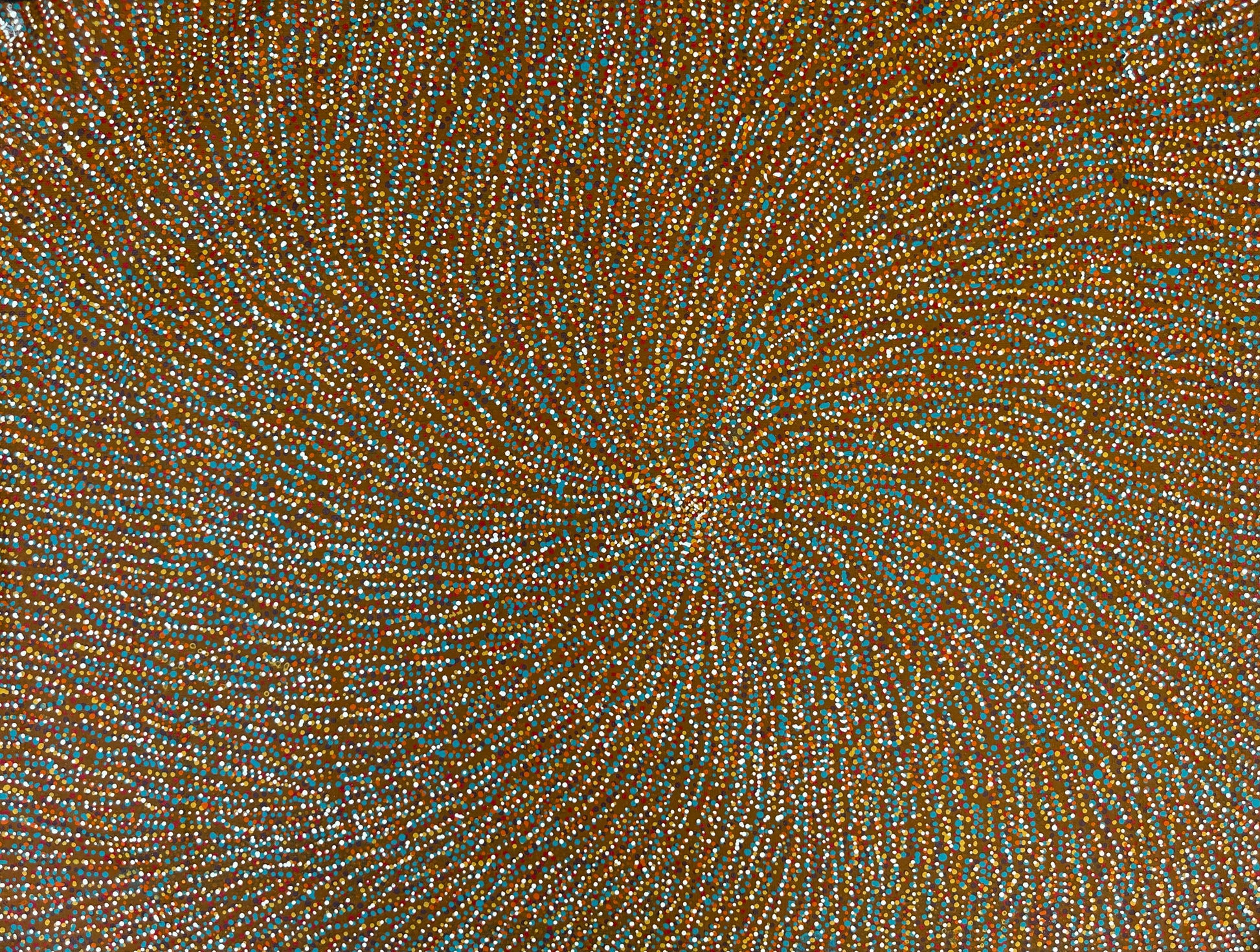 Katie Rumble Pitjarra Petyarre + Utopia + Bush Plum + Indigeous Art + Aboriginal Art + Australian Art + Darwin Based Gallery + Traditional Art + Contemporary Art + Art Story + Bush Plum Dreaming + Art for Sale + Painting For Sale