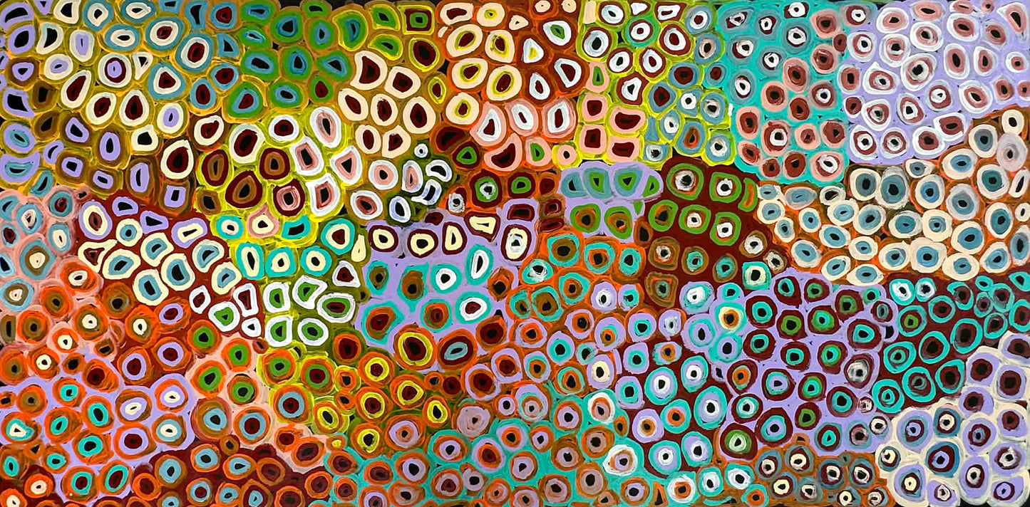 #LenaPwerle #lenaPula #indigenousart #aboriginalart #australianart #art #artforsale #painting #paintingforsale #utopia #dreaming #ahalpere #anmatyerre #famousartist #artcollector #artgallery #altyerreaboriginalart #artgallery #interiordesign #interiordecorating #home #homedecor #decor #officedecor #wallart #darwingallery #artgallery #artist #ethicalart #origionalart #directfromtheartist #soakage #anwekety #awelye 