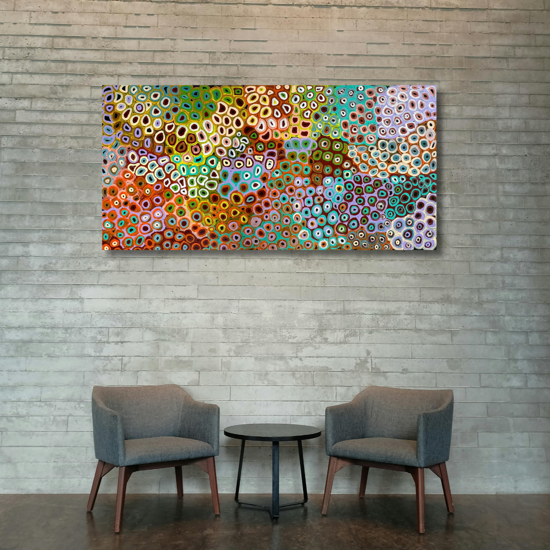 #LenaPwerle #lenaPula #indigenousart #aboriginalart #australianart #art #artforsale #painting #paintingforsale #utopia #dreaming #ahalpere #anmatyerre #famousartist #artcollector #artgallery #altyerreaboriginalart #artgallery #interiordesign #interiordecorating #home #homedecor #decor #officedecor #wallart #darwingallery #artgallery #artist #ethicalart #origionalart #directfromtheartist #soakage #anwekety #awelye 