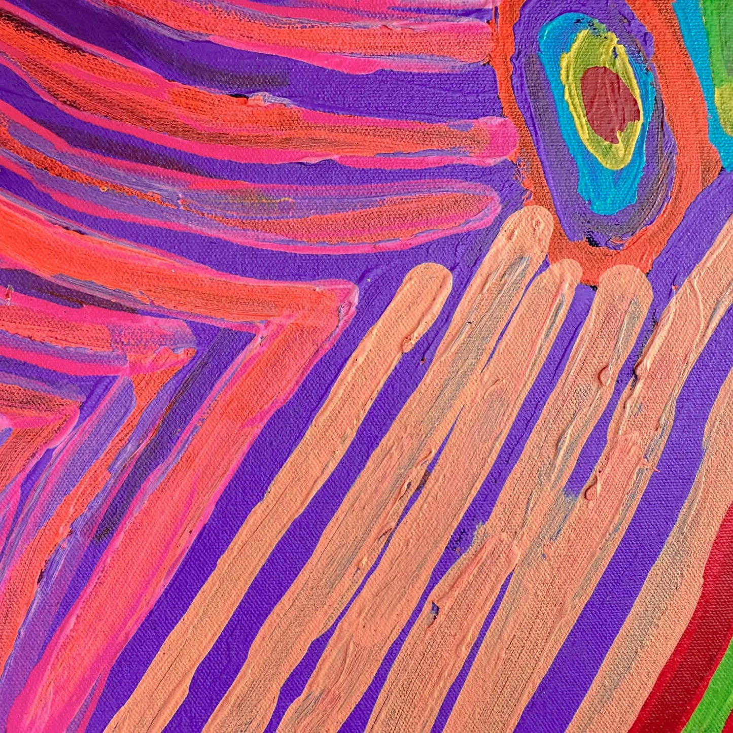 #makintinapanangka #westerndesert #pintupi #indigenousart #aboriginalart #australianart #colourful #dreaming #artcollector #orderofaustralia #artstory #knowledge #kintore #artlover #altyerreaboriginalart #artgallery #darwingallery #familybusiness #artforsale #painting #art #paintingforsale #artdecor #decor #interiordesign #interiordecorating 