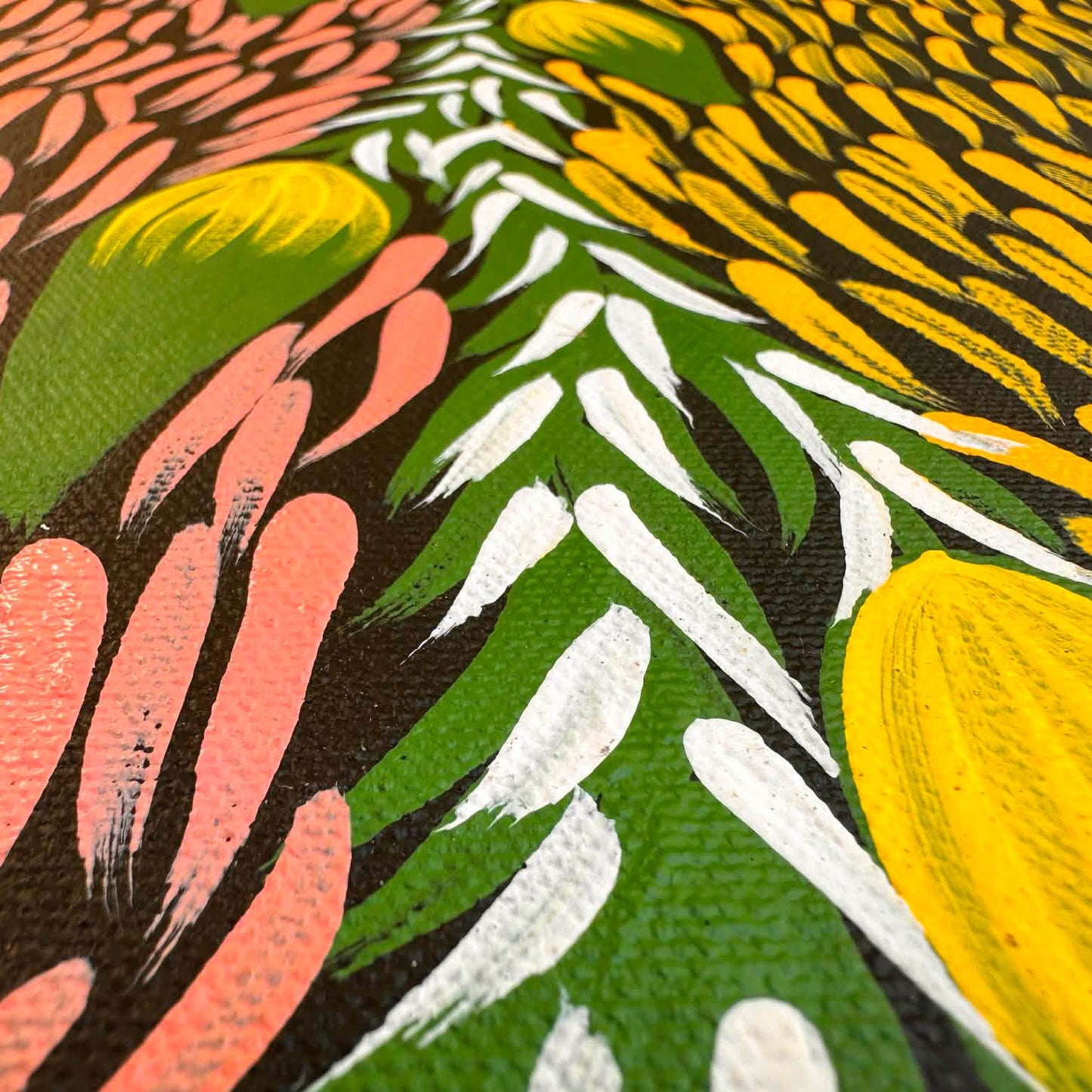 #maryjonesnapangardi #marynapangardijones #bushbanana #bushtucker #northernterritory #indigneousart #aboriginalart #australianart #mtliebig #amunturngu #art #artwork #artforsale #painting #paintingforsale #colourful #darwingallery #artgallery #altyerreaboriginalart #familybusiness #authenticart #origionalart #traditionart #contemporaryart #interior #interiordesign #decor #homedecor #officedecor #artstory #artlovers