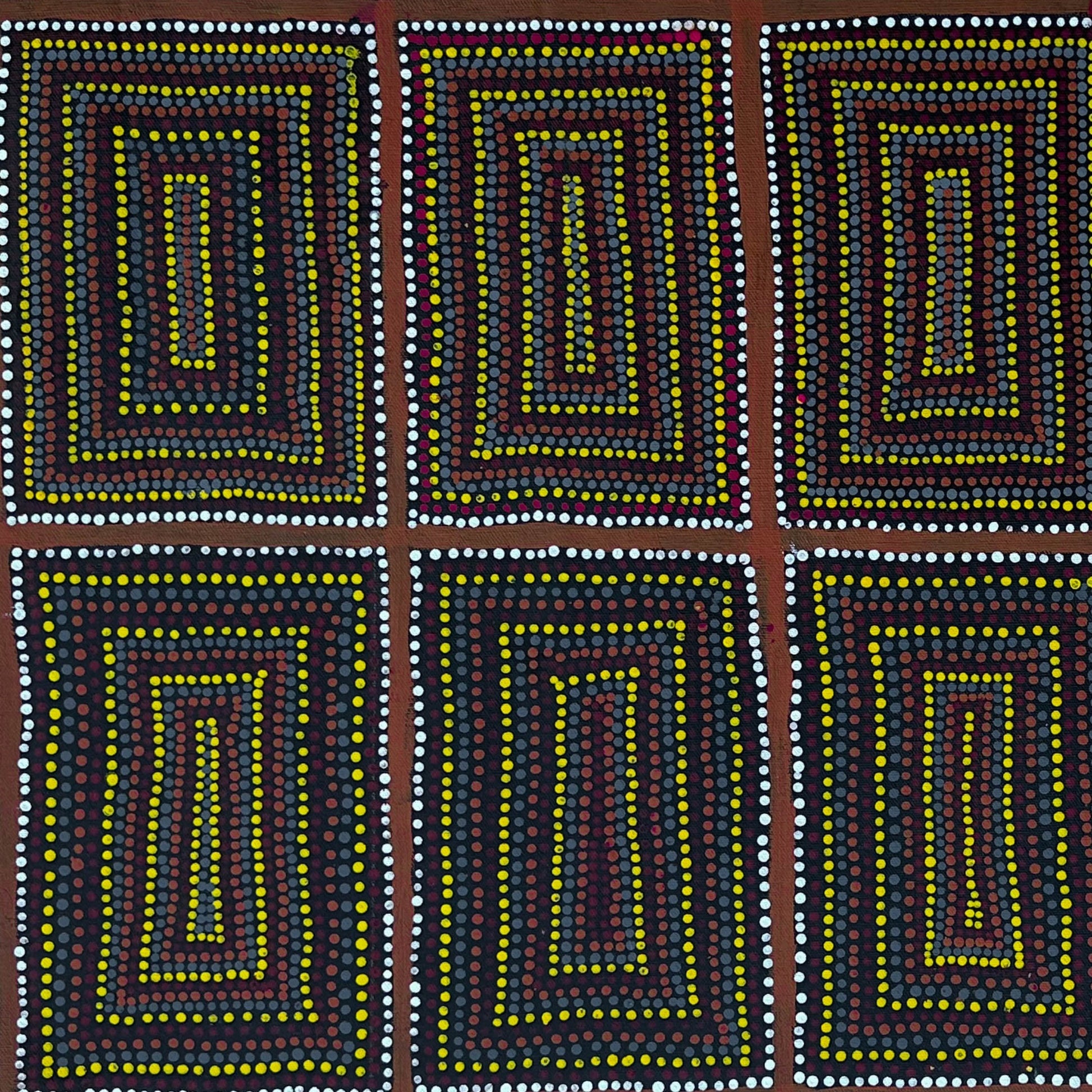 Margaret Price Penangke Utopia Indigenous Art Aboriginal Art Australian Art Dot Art Painting Darwin Based Gallery Ochre Colours 