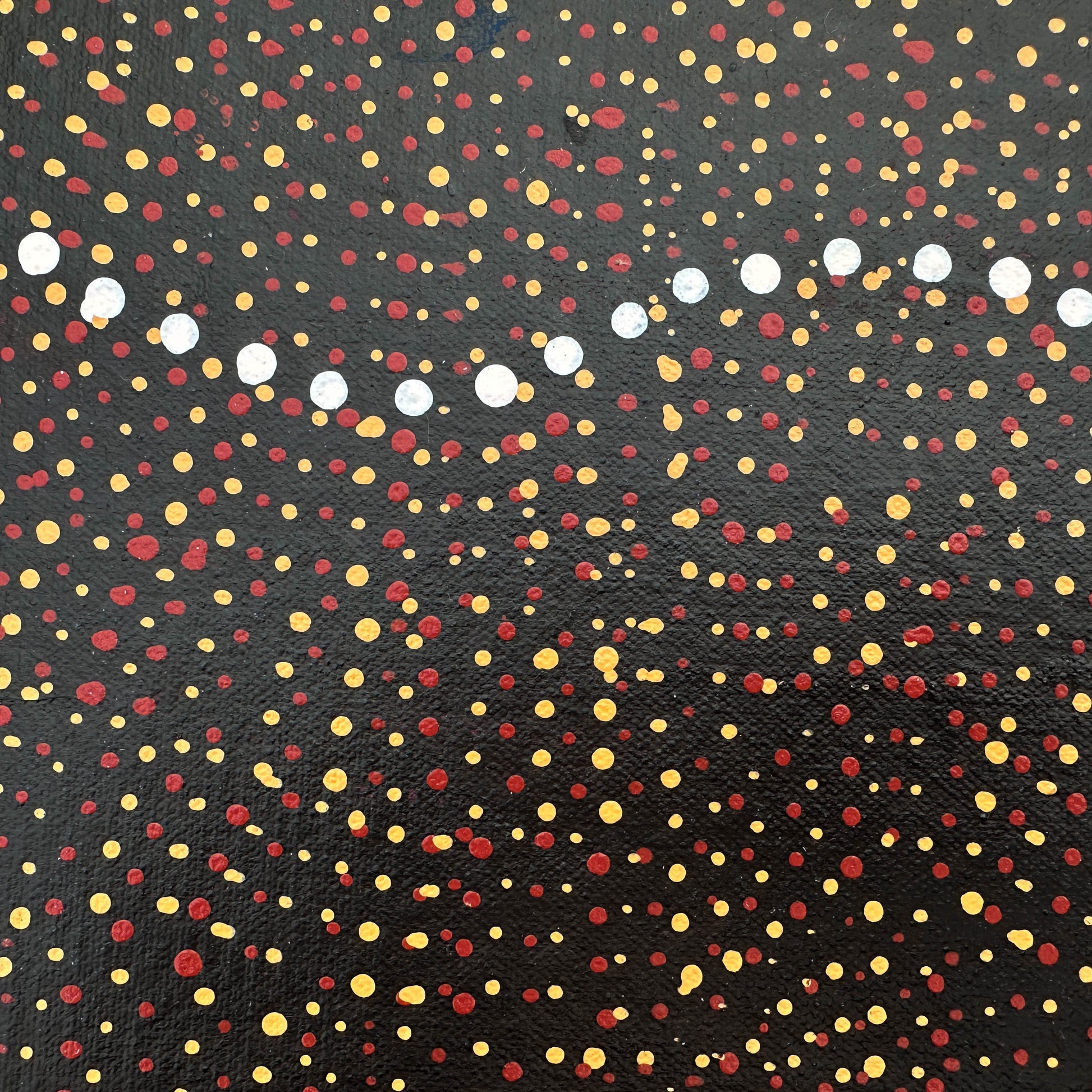 #Maryrumble #maryrumblepitjara #utopia #Anwekety #BushPlum #BushMedicine #artforsale #paintingforsale #artdecor #interiordecor #artwork #artgallery #altyerreaboriginalart #darwinartgallery #DarwinNorthernTerritory #femaleartist #indigenousart #aboriginalart #australianart #femaleartist #utopia #dotartwork #dotpainting #art #painting #artstory #mrp465