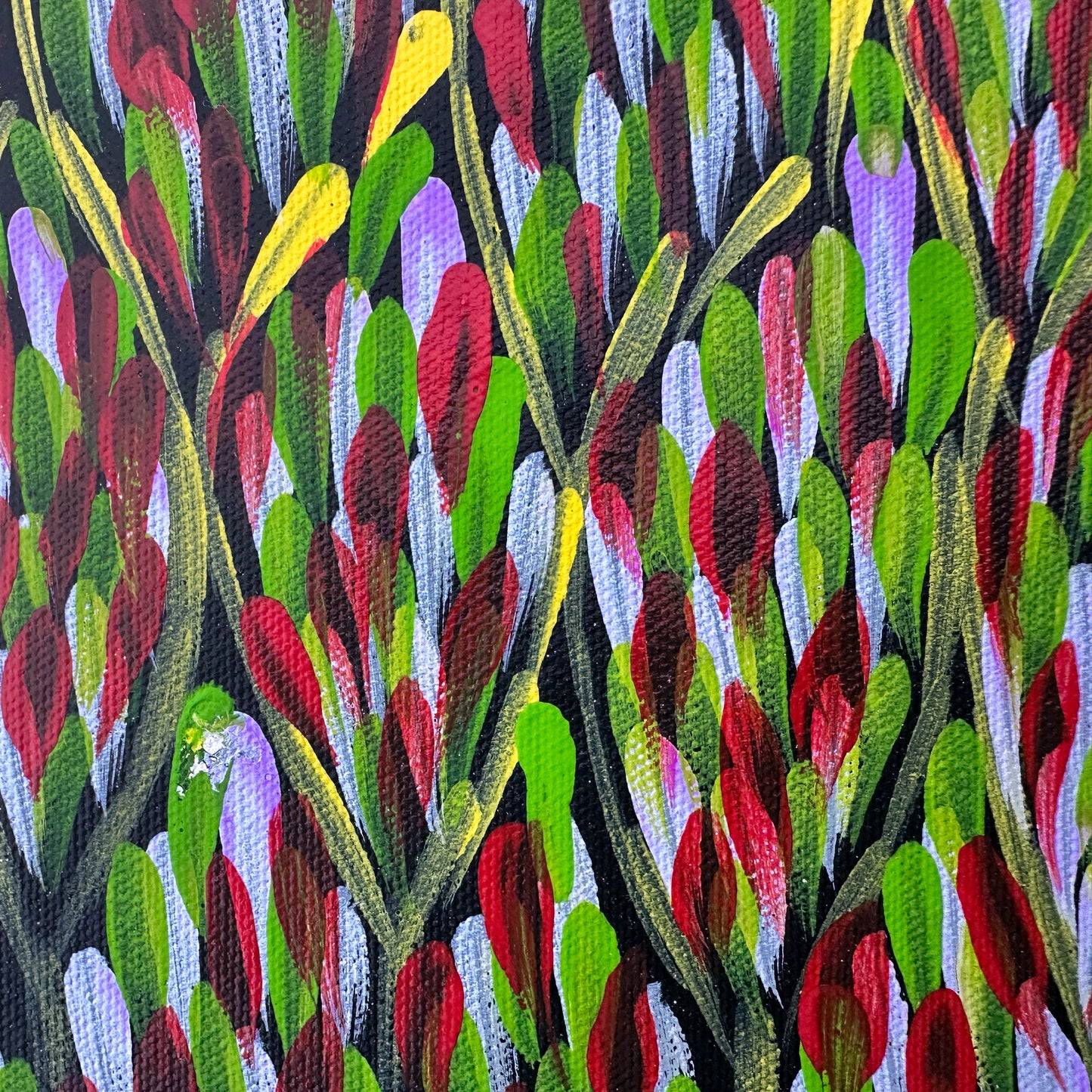 Margaret Turner Petyarre, Aboriginal art, Indigenous Art, Australian Art, Lake Nash, Northern Territory, Aboriginal Artist, art, art for sale , painting for sale, bush medicine, Darwin gallery, Altyerre Aboriginal Art, Original Art, Direct from the artist, ethical art, family business, interior decor, art gallery, wall art, bush medicine leaves, art décor, interior designer, beautiful art, colourful art, Interior design, Amatyerre, Outback Australia, Art collector, Office art, office artwork, Interior decor