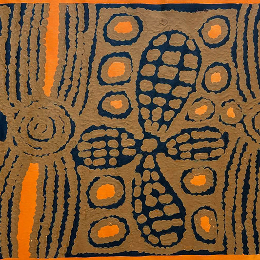 
#ninguranaparrulagibson #wirrulnga #westerndesertart #australianart #indigenousart #aboriginalart #art #artforsale #painting #paintingforsale #dreaming #artstory #artcollector #famousindigneousartist #kintore #pintupi #museeduquaibranly #paris #australianstamp #artgallery #darwinbasedgallery #familybusiness #eithicalart #directfromtheartist #decor #officedecor #wallart #interiordecorating #interior #homedecor #altyerreaboriginalart #womensceremony #dreaming 
