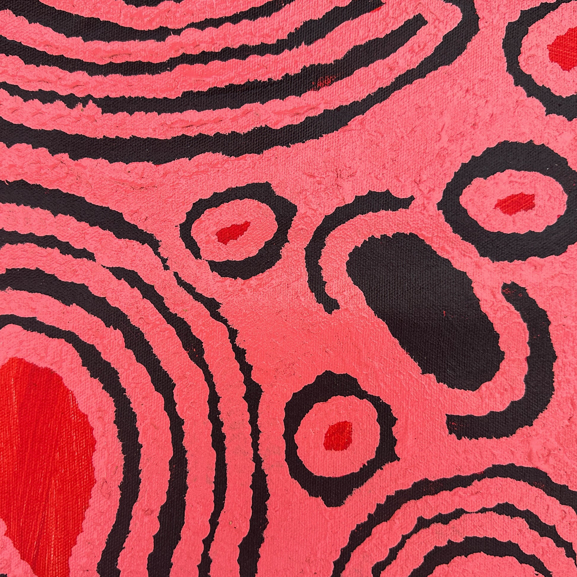 Ningura Naparrula Gibson, Wirrulnga, Western Desert Art, Australian art, Indigenous Art, Aboriginal art, art for sale, painting for sale, famous indigenous artist, Aboriginal art for sale, Indigenous art for sale, Women’s ceremony, dreaming, Altyerre Aboriginal Art, Art gallery, Darwin gallery, kintore, Pintupi, Australian stamp, paris, art collector, art lover, ethical art, original art, direct from the artist, muse du quai branly, décor, office décor, wall art, interior decorating, interior, home décor, d