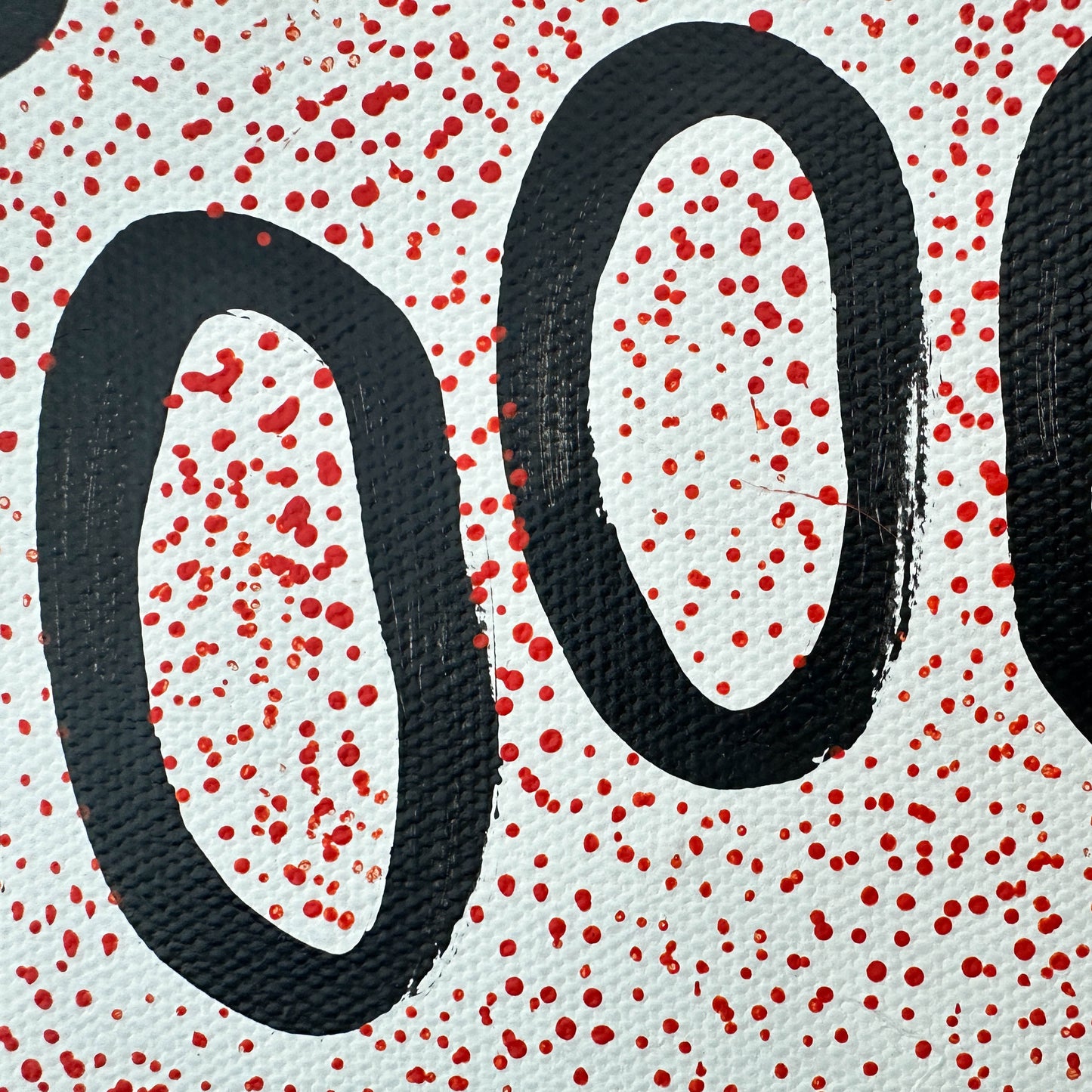 Ngoia pollard napaltjarri, indigenous art, aboriginal art, Australian art, altyerre aboriginal art, art for sale, painting, painting for sale, swamps, swamps at nyrripi, haasts bluff, Walpiri, art gallery, contemporary art, Darwin gallery, family owned business, aboriginal culture, native Australian, artist, white, black, red, dot painting, dot art, art collector, original art, ethical art, direct from the artis, dreaming, dreamtime, story telling, indigenous culture, indigenous australia, first nations  