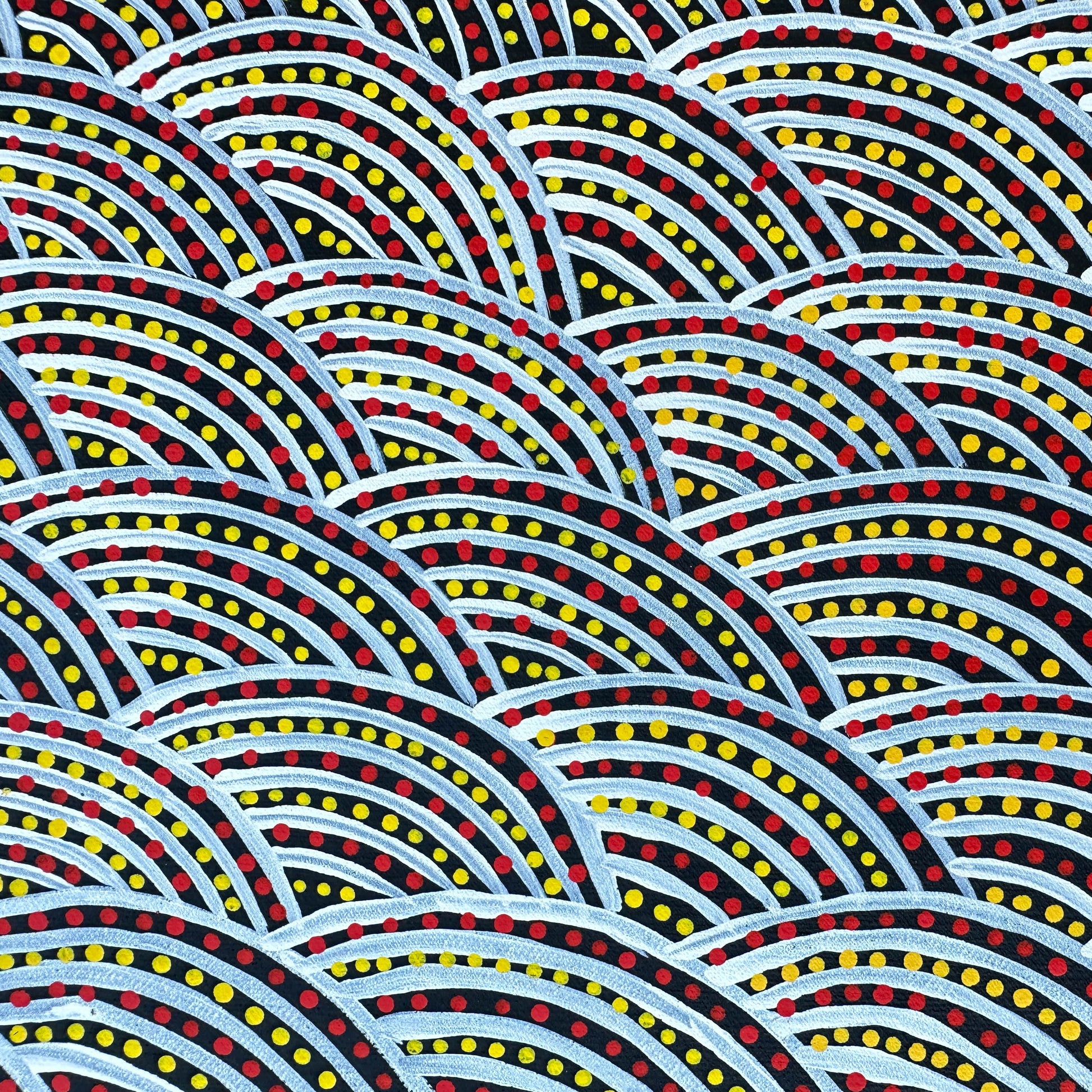 Patricia Kamara Rambler + Utopia + Aboriginal Art + Indigenous Art + Australian Art + Art for Sale + artwork for sale + painting for sale + Darwin based gallery + Dot artwork + Dot painting + body paint + women's ceremony + women's dreaming + altyerre aboriginal art + gallery