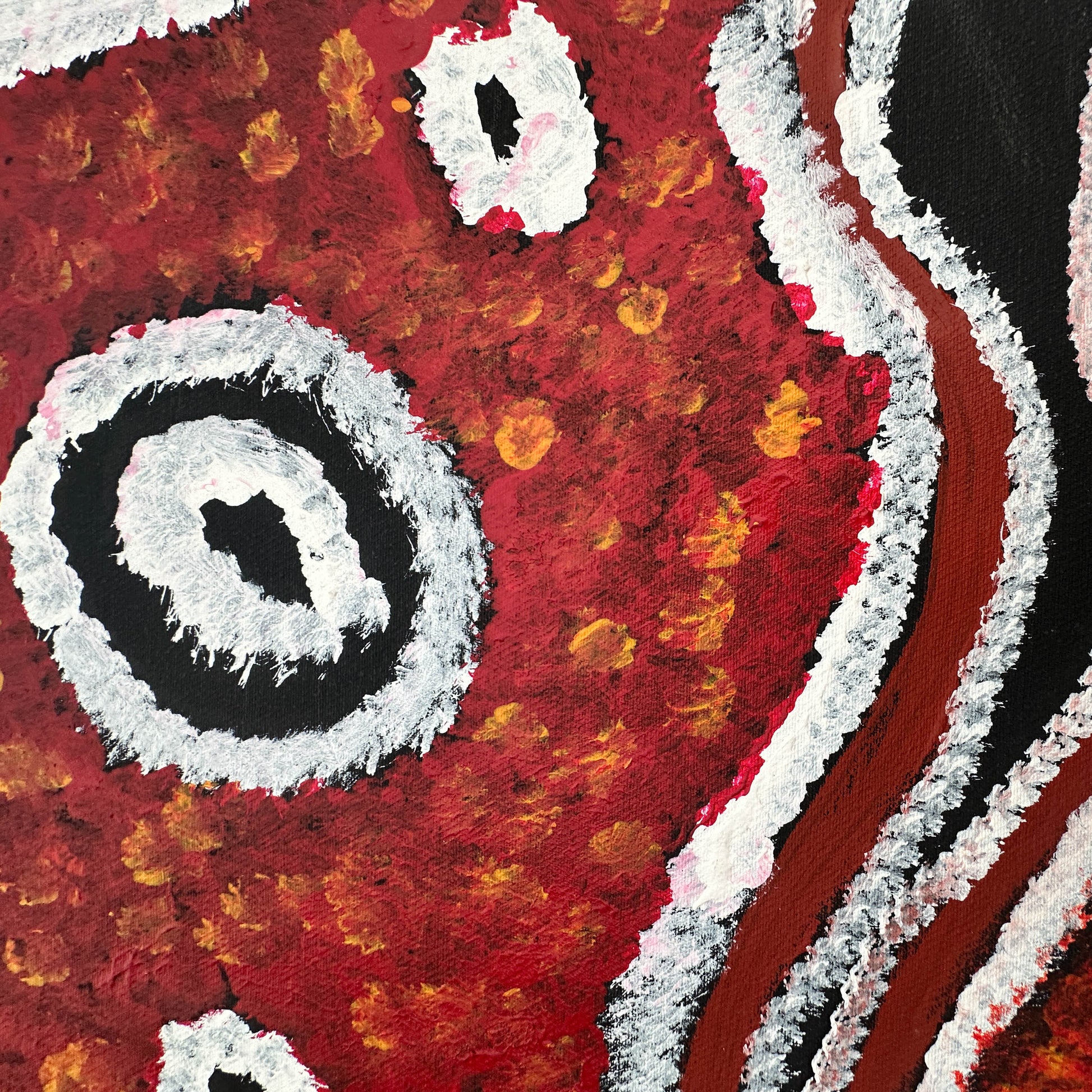 Pantjiti Mary Mclean, Kaltukatjara, docker river, western desert, Ngaatjatjarra, art for sale, indigenous art for sale, aboriginal art for sale, painting for sale, art decor,  interior decor, art work, art gallery, Altyerre aboriginal art, Darwin art gallery, painting, Australian art, dot art painting, art story , art collector, art lover, family business, ethical art, original art, famous artist, famous artist, direct from the artist, family business, knowledge, iconography, symbolism, story passed down