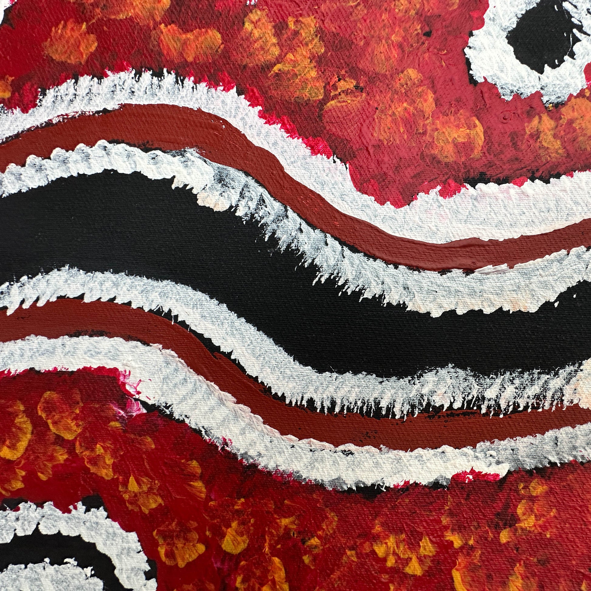 Pantjiti Mary Mclean, Kaltukatjara, docker river, western desert, Ngaatjatjarra, art for sale, indigenous art for sale, aboriginal art for sale, painting for sale, art decor,  interior decor, art work, art gallery, Altyerre aboriginal art, Darwin art gallery, painting, Australian art, dot art painting, art story , art collector, art lover, family business, ethical art, original art, famous artist, famous artist, direct from the artist, family business, knowledge, iconography, symbolism, story passed down