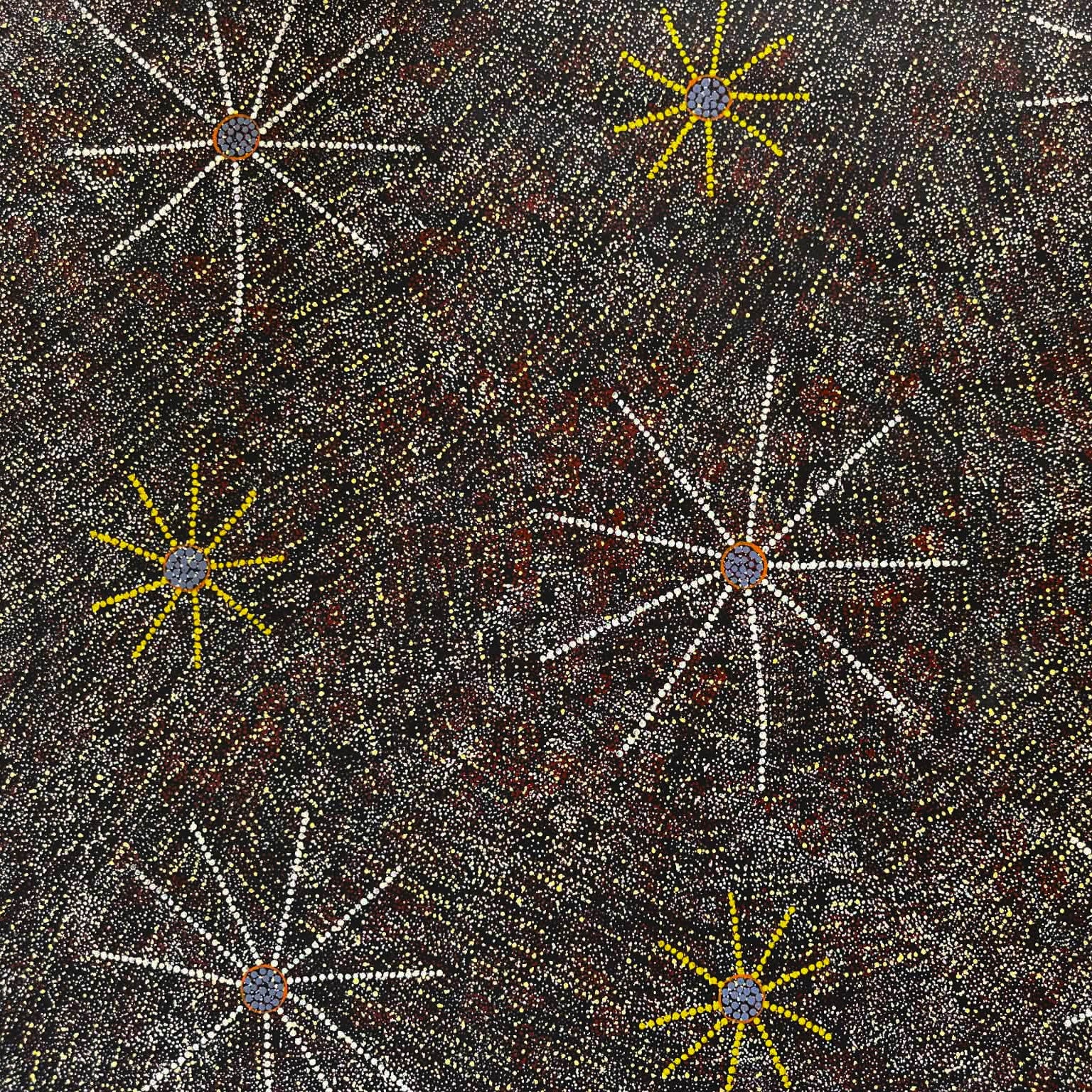 #PollyNelson #PollyNelsonNgale #PollyNelsonNangala #dotpainting #intricateart #bushtucker #bushplum #altyerre #altyerreaboriginalart #artgallery #darwinartgallery #artdecor #art #decor #interior #interiordesign #homedecor #officedecor #artcollector #dotart #artforsale #dotpainting #painting #paintingforsale #indigneousart #aboriginalart #australianart#utopia #art #famousartist #familybusiness #scarf #awelye #alicesprings #northernterritory 