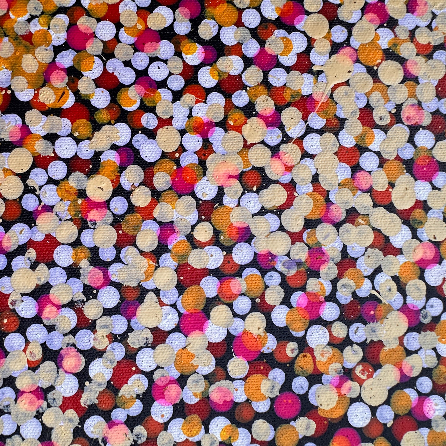 Polly Nelson Nangla, Polly Ngale, Polly Ngal, Utopia artist, Indigenous art, Aboriginal Art, Australian Art, Bush Plum dreaming, dot painting, dot art, art for sale, painting for sale, indigenous art for sale, aboriginal art for sale, altyerre aboriginal art, art décor, interior décor, interior design, colourful, home décor, office décor, art collector, Darwin gallery, art gallery, northern territory, family business, bush tucker, bush food, interior designer, wall art, bush plum dreaming
