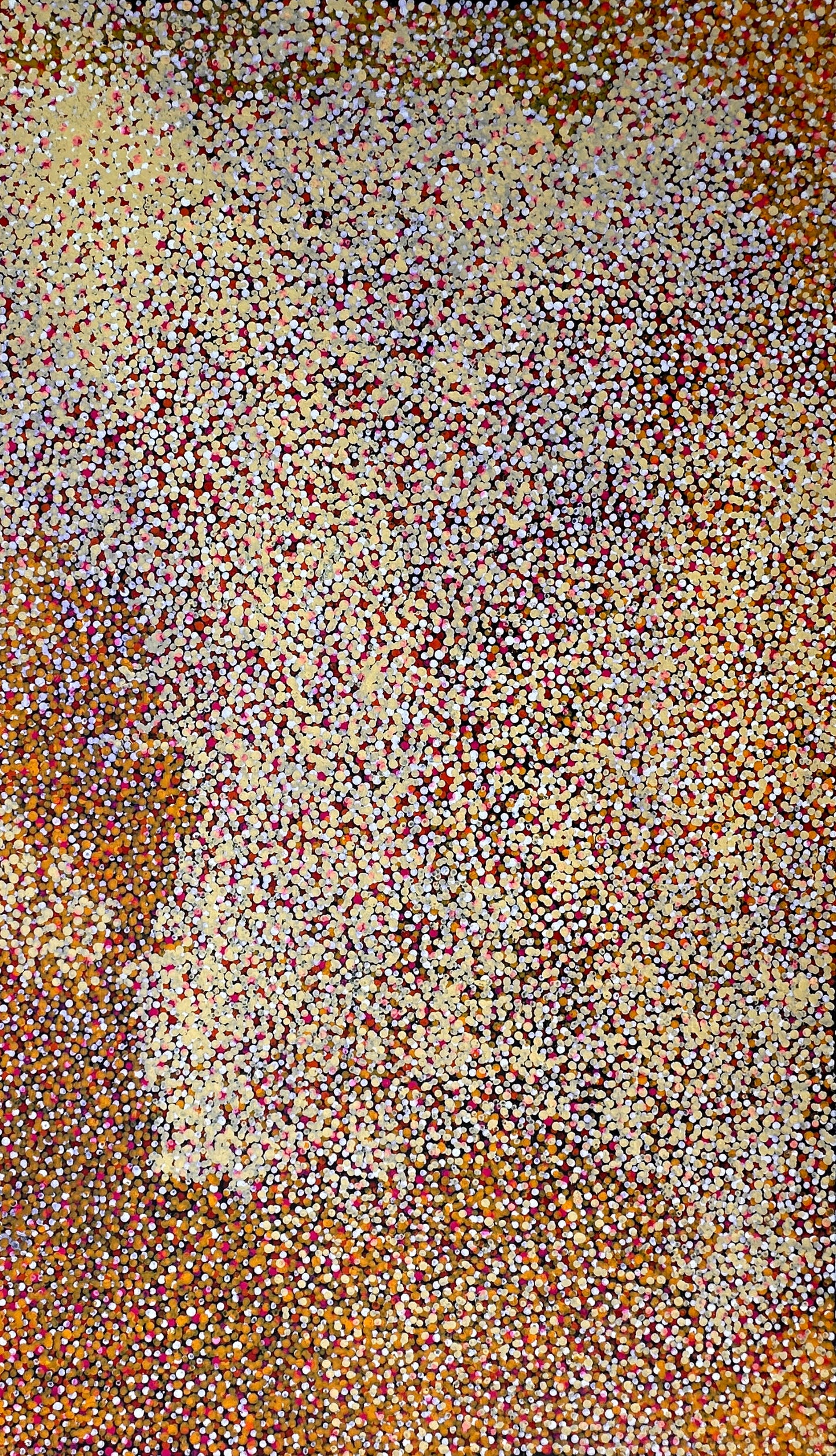 Polly Nelson Nangla, Polly Ngale, Polly Ngal, Utopia artist, Indigenous art, Aboriginal Art, Australian Art, Bush Plum dreaming, dot painting, dot art, art for sale, painting for sale, indigenous art for sale, aboriginal art for sale, altyerre aboriginal art, art décor, interior décor, interior design, colourful, home décor, office décor, art collector, Darwin gallery, art gallery, northern territory, family business, bush tucker, bush food, interior designer, wall art, bush plum dreaming