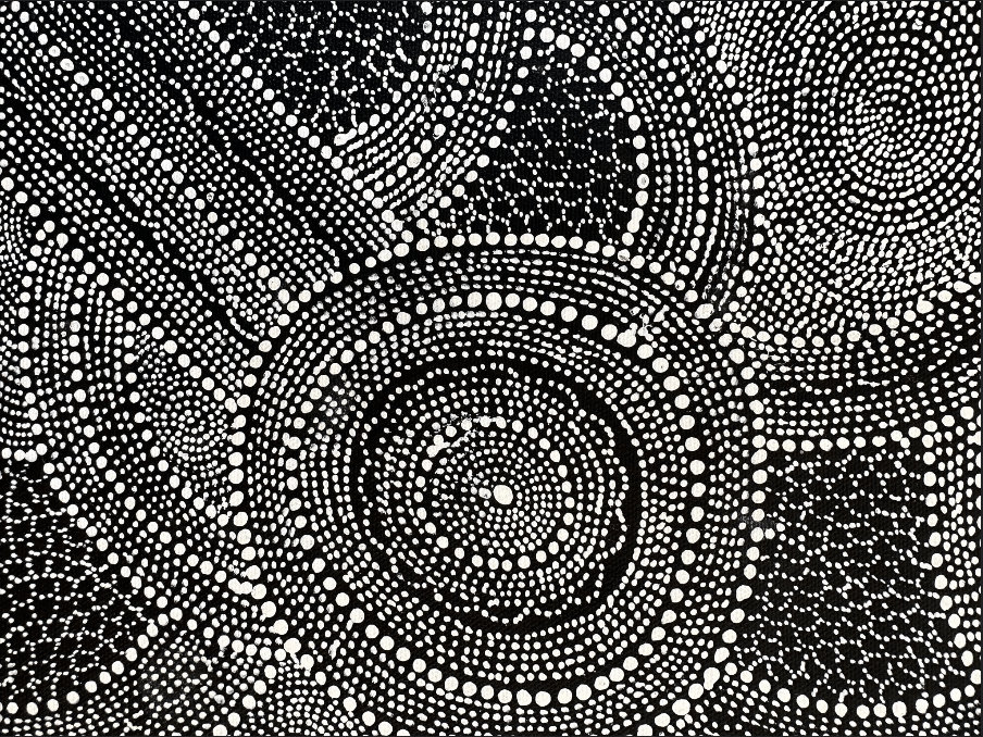 Authentic Rosalie Morton Napurrurla Painting - Ngatijirri Jukurrpa - Indigenous Art for Sale