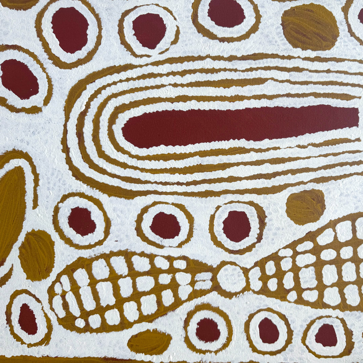 susan gibson napaltjarri, susan gibson, susan napaltjarri gibson, womens ceremony, tingari, symbolism, iconography, kintore, pintupi, western desert art, northern territory, aboriginal art, indigenous art, australian art, traditional art, authentic art, ethical art, original art, art, painting, altyerre aboriginal art, darwin gallery, art gallery, art for sale, painting for sale, family business, wall art, decor, interior design, interior decor