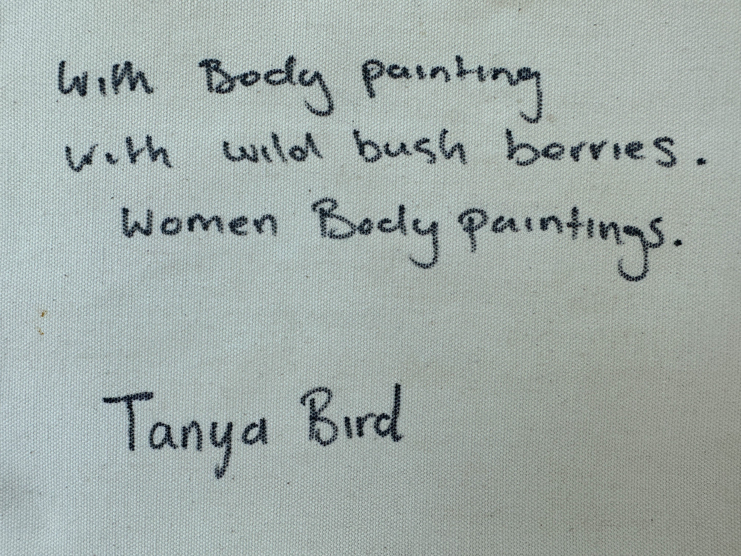 TANIA BIRD MPETYANE - Women's Body Painting & Wild Bush Berries