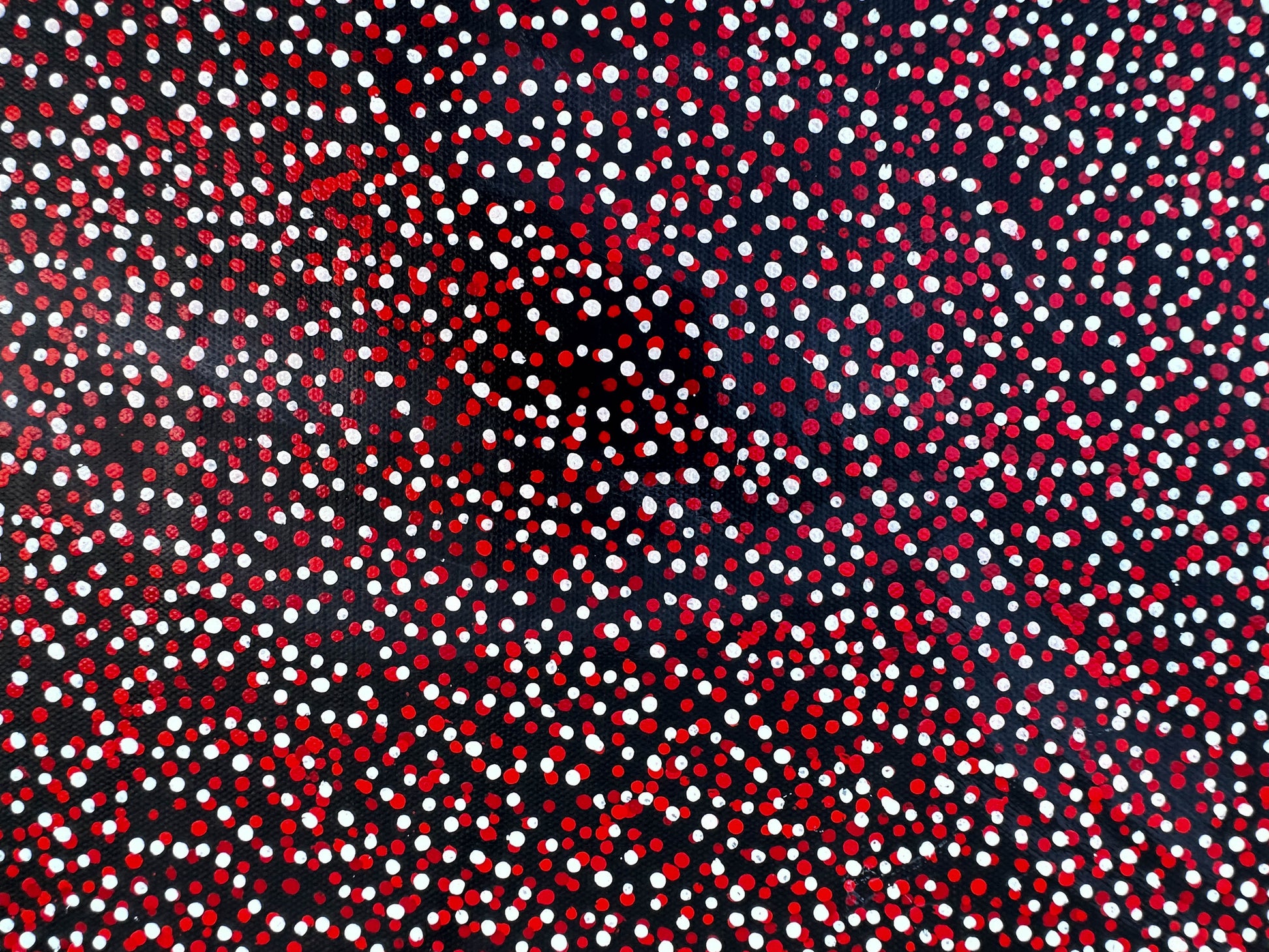 Teresa Pula Price + Grandmother's Country + Red + White + Black + Utopia + Indigenous Art + Aboriginal Art + Australian Art + Dot Art Painting + Dot work + Art Gallery + Darwin Based Gallery + Family Business + Home Decor + Interior Decor + Interior Designer +