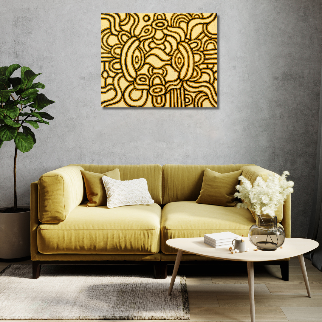 
#DoreenDixon #DoreenNakamarra #Willowra #Wirliyajarrayi #Warlipiri  #CaveDreaming #indigneous artist #aboriginal art #australian art #art for sale #painting for sale #art collector #innovative   #contemporary indigenous art #traditionalart #dreaming #altyerre aborigial art #art gallery #darwin gallery #art décor #interior design #family owned business #EthicallySourcedArt #direct from the artist #originalart #art #painting #wallart #homeart #officeart #unique art #DDN52
