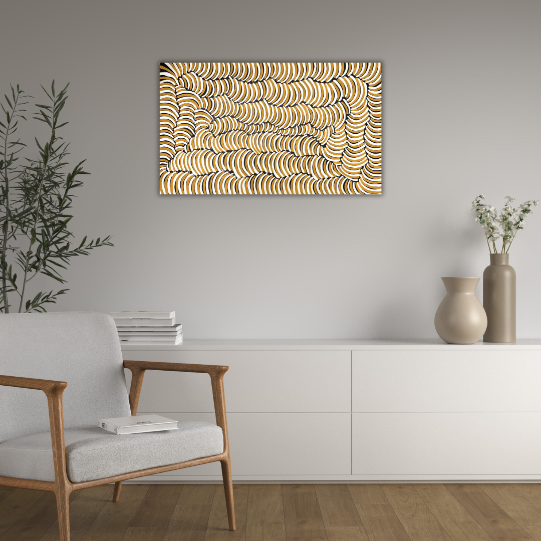 #violetpetyarre #violetpitjara #arnkerrthe #mountaindevil #thornydevillizard #lizard #indigenousart #aboriginalart #australianart #art #painting #artforsale #paintingforsale #decor #interiordecor #interiordesigner #officedecor #wallart #altyerreaboriginalart #artstory #authenticart #originalart #famousartist #familybusiness #artgallery #gallery #darwingallery 