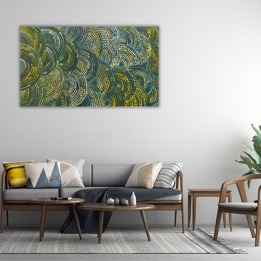 #Janetgolder #JanetGolderKngwarreye #utopia #bushtucker #yamflower #awelye #indigenousart #aboriginalart #australianart #art #artforsale #painting #paintingforsale #familybusiness #artgallery #altyerreaboriginalart #wallart #decor #interiordesign #interiordesigner #artcolletor #artlover #authenticart #origionalart #ethicalart 