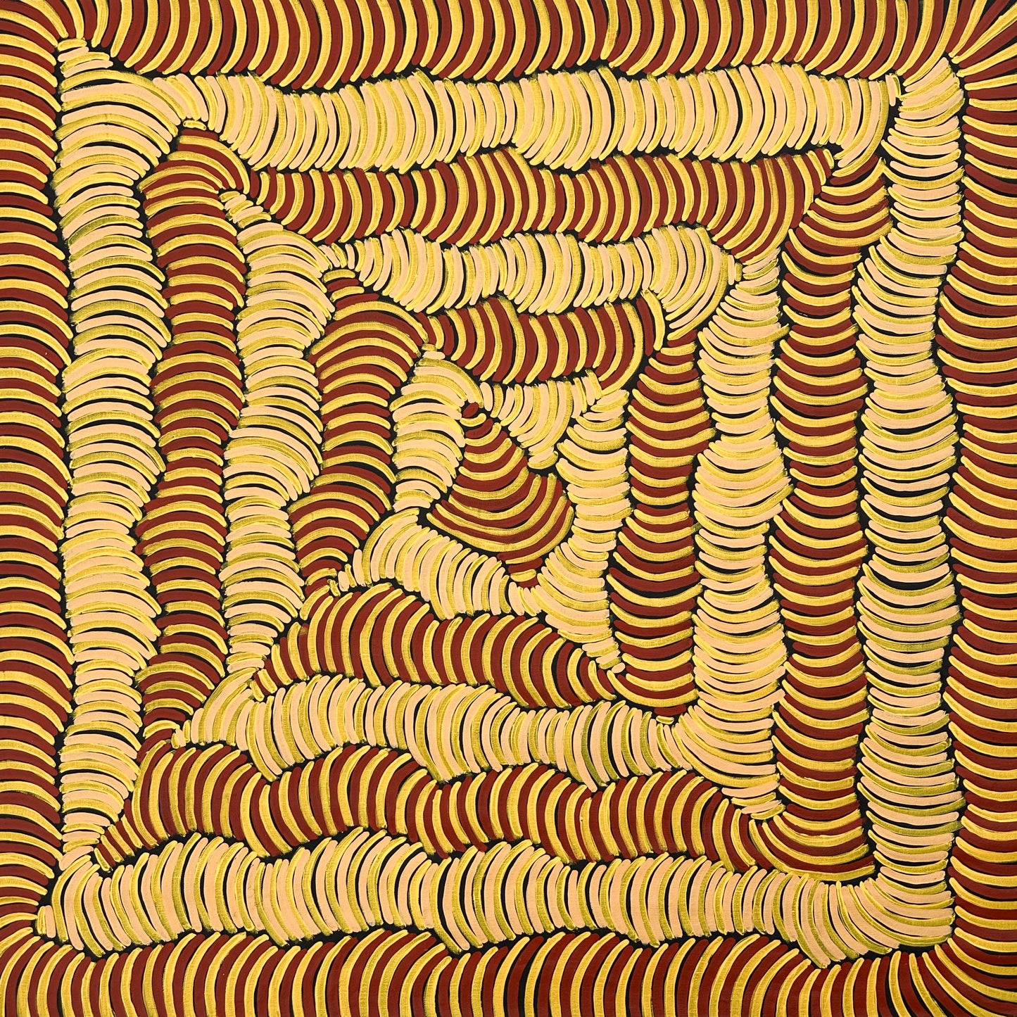 
Violet Peyarre, Violet Pitjara, arnkerrthe, mountain devil, thorny devil, lizard, indigenous art for sale, aboriginal art for sale, Australian art, altyerre, altyerre aboriginal art, painting for sale, Darwin based gallery, family business, décor, interior design, petyarre sisters, wall art, art gallery, Darwin gallery, original art, authentic art, gallery, famous artist family, utopia, northern territory, office décor, interior design
