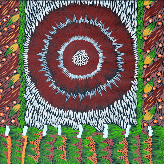 Mary Napangardi Jones Amunturngu Mt Liebig Aboriginal Art Australian Art Indigenous Art Traditional Art Painting Contemporary Art Beautiful art