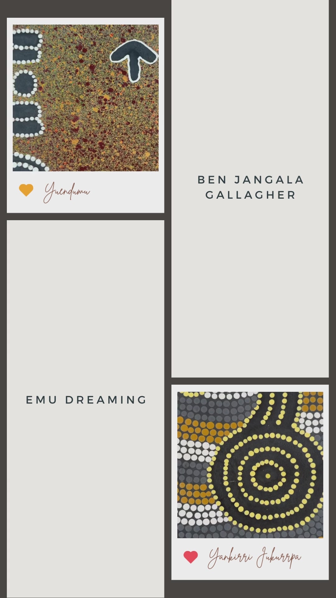 Yankirri + Emu +Pamapardu/Pamapadu + Termite + Country + Bush Tucker + Emu and Flying Ant/Termite Dreaming + Iconography + Symbolism + Yuendumu + Ben Jangala Gallagher + Dot Art + Warlpiri + Aerial Depiction + Topographic Art + Ochre Colours + Darwin Based Gallery + Indigenous Art + Aboriginal Art + Australian Art + Art for Sale + Painting for Sale + Art Story + Art Collector + Male Artist