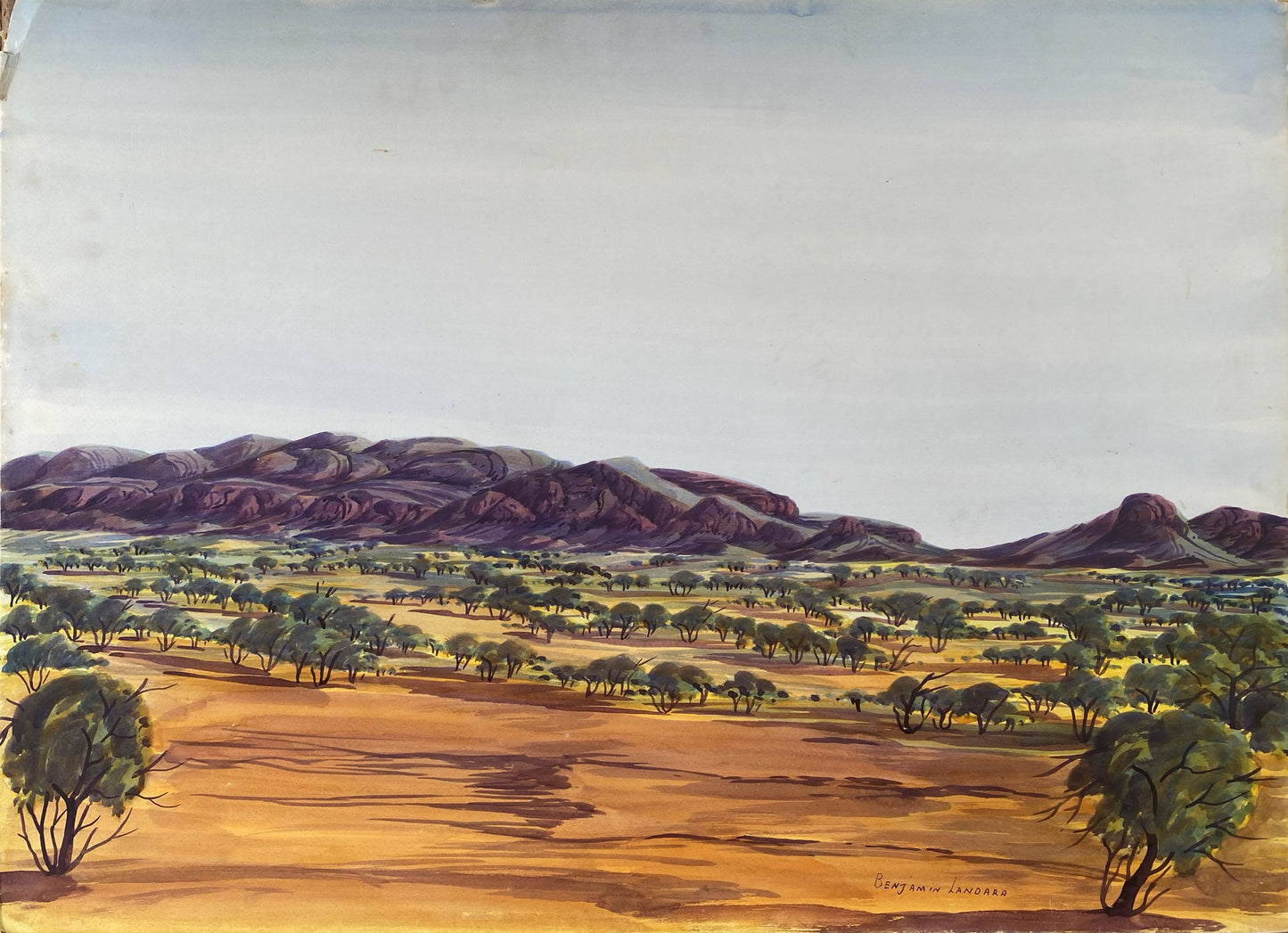 BENJAMIN LANDARA (EBATARINJA) - Central Australian Landscape
