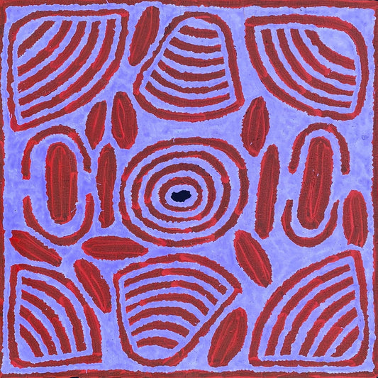 Barbara Napangarti Reid - Aboriginal Art - Indigenous Art - Australian Art  - Iconography - Symbolism - Minyma Tingari - Art Gallery based in Darwin - Painting 