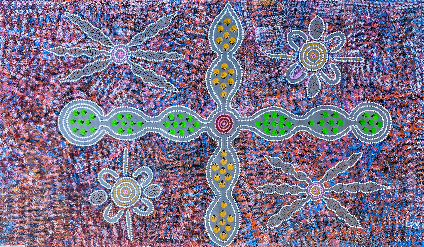 DOREEN DIXON (DICKSON) NAKAMARRA - Bush Tucker Dreaming