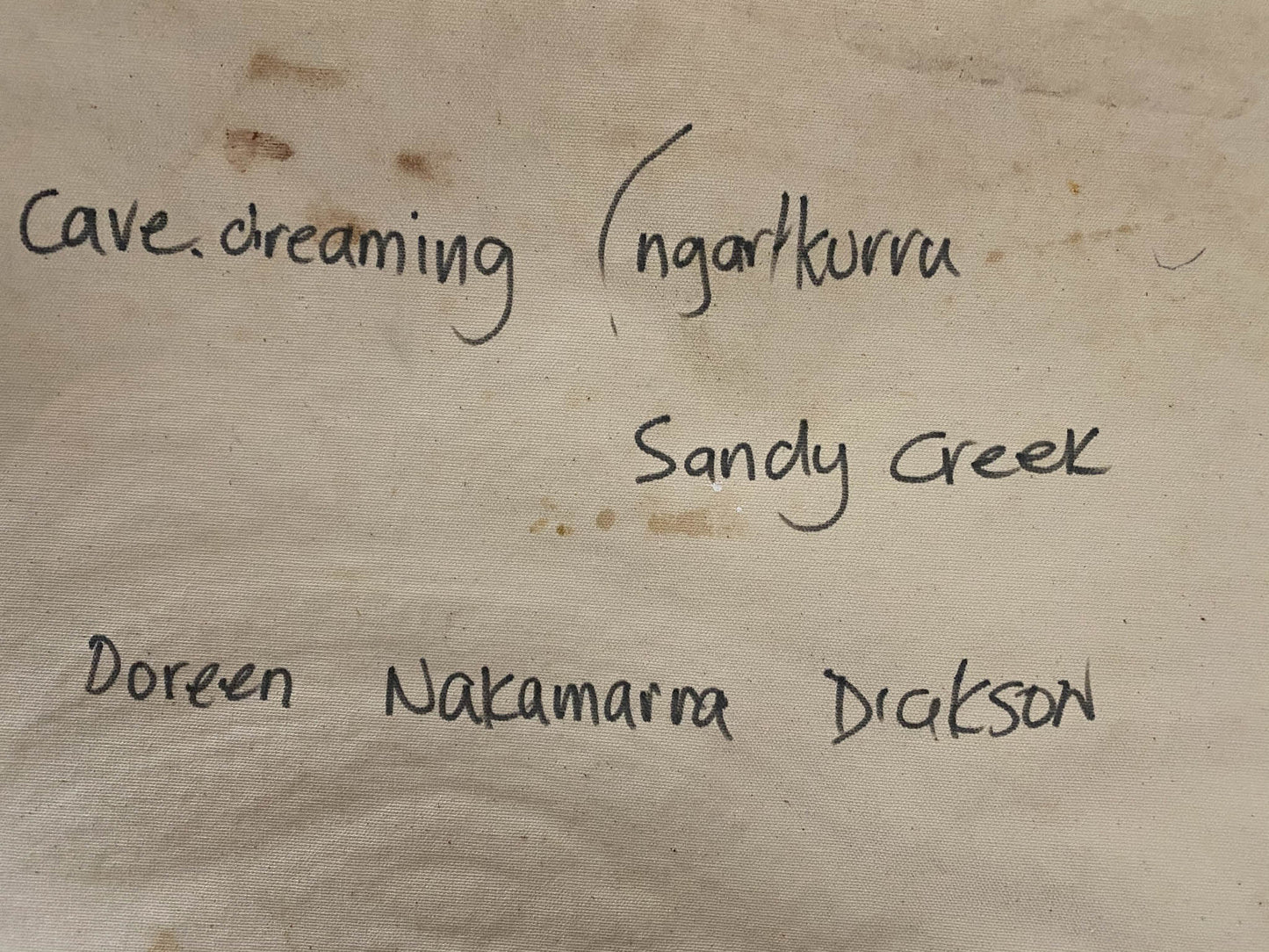 DOREEN DIXON (DICKSON) NAKAMARRA - Cave Dreaming