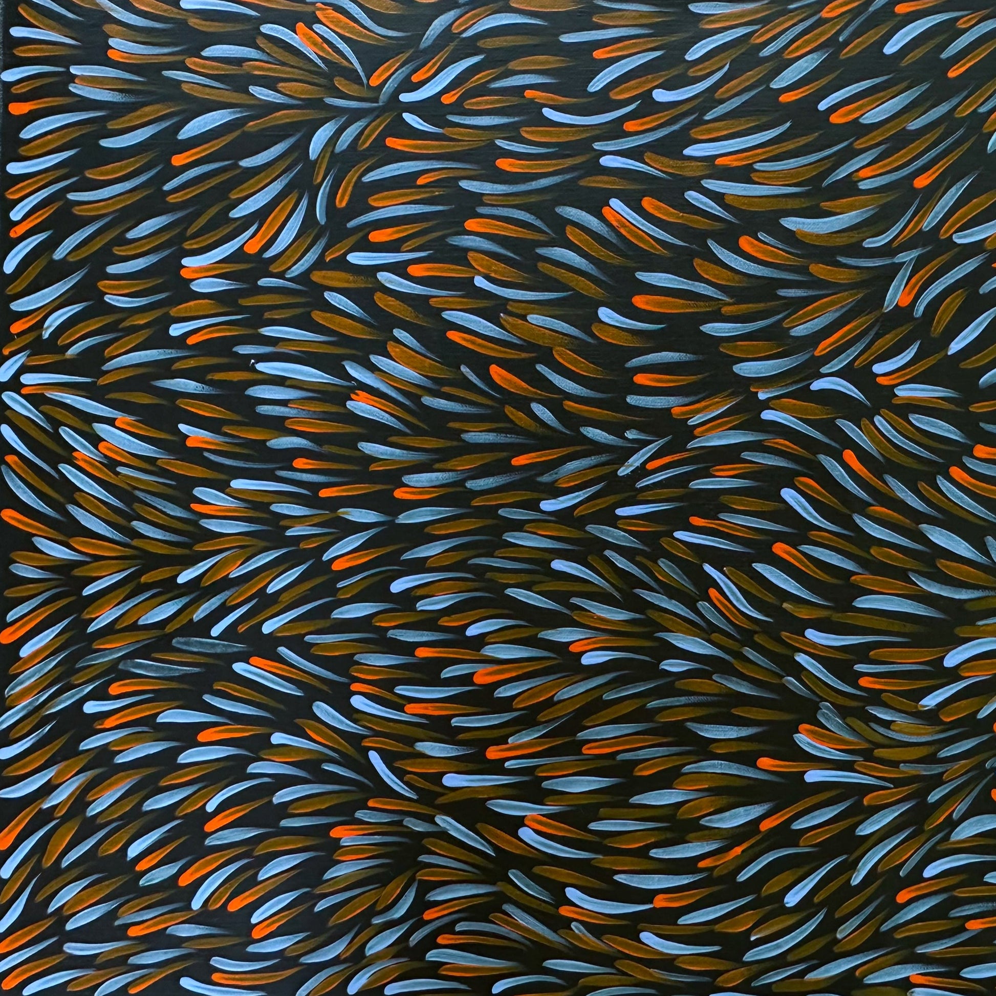 Gloria Tamerre Petyarre Bush Medicine Leaves Contempoary Indigenous Art Aboriginal Art Australian Art leaves Bush Medicine Bush Survival Utopia Contemporary Art