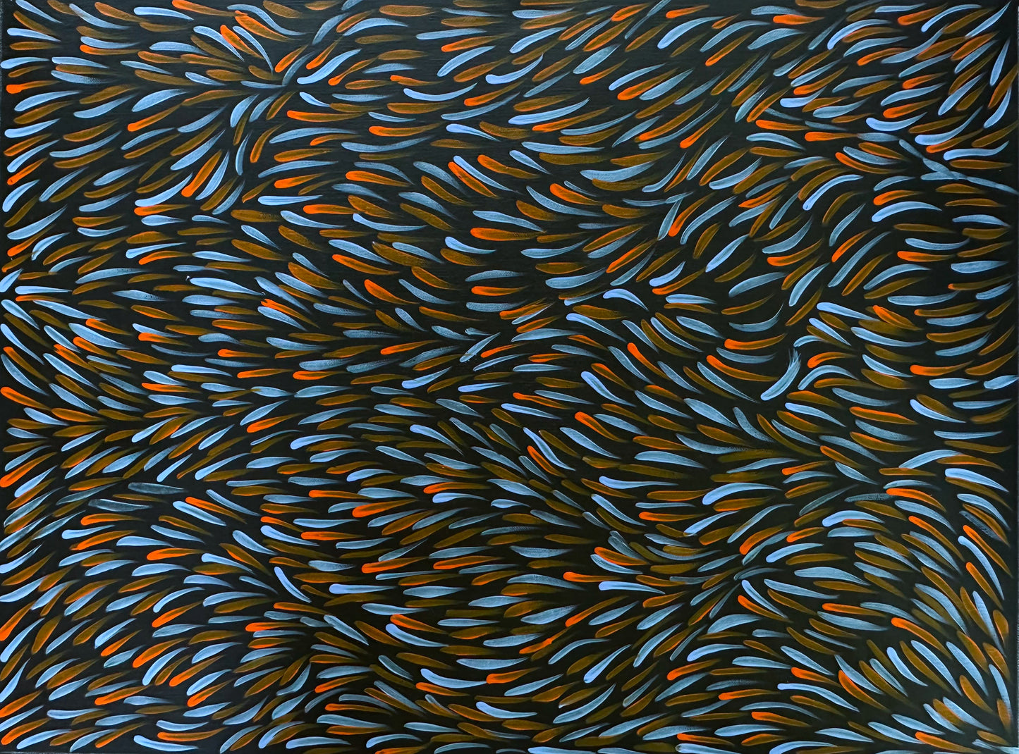 Gloria Tamerre Petyarre Bush Medicine Leaves Contempoary Indigenous Art Aboriginal Art Australian Art leaves Bush Medicine Bush Survival Utopia Contemporary Art