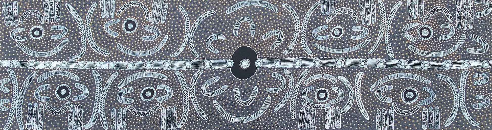 June Bird Nangala Ngale Petyarre Aboriginal Art Indigenous Art Australian Art Bush Plum Traditional Art Dot Art Painting Culture 