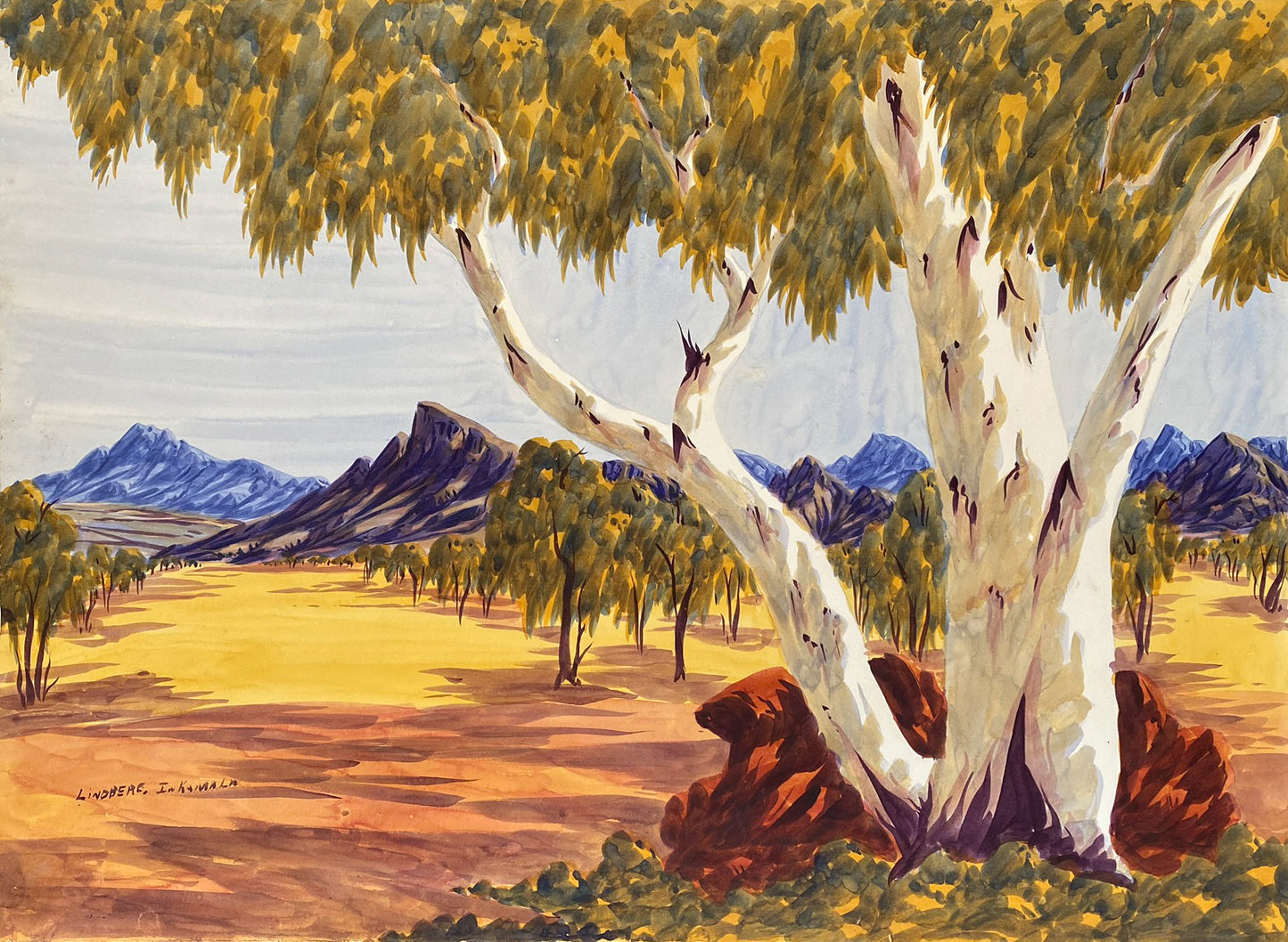 LINDBERG INKAMALA - Central Australian Landscape
