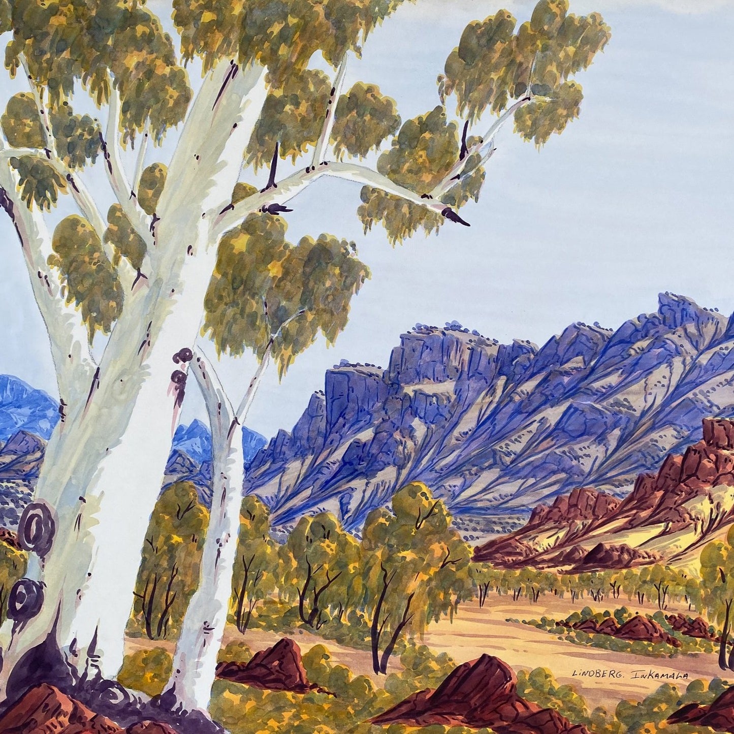 LINDBERG INKAMALA - Central Australian Landscape