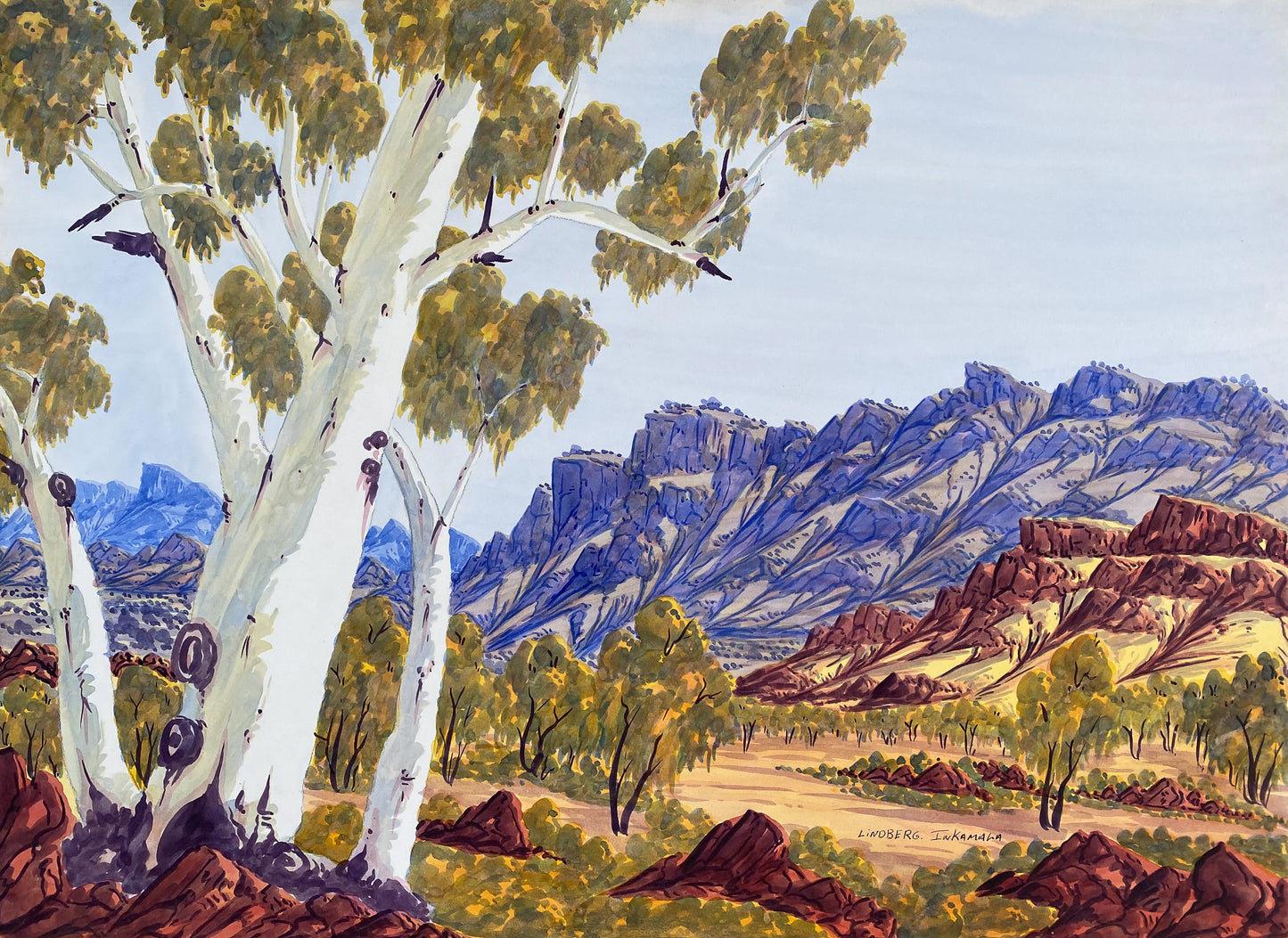 LINDBERG INKAMALA - Central Australian Landscape