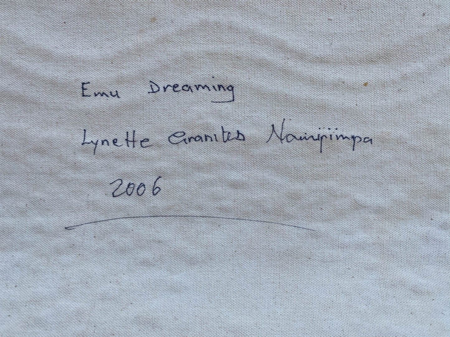 LYNETTTE GRANITES NAMPIJINPA - Emu Dreaming