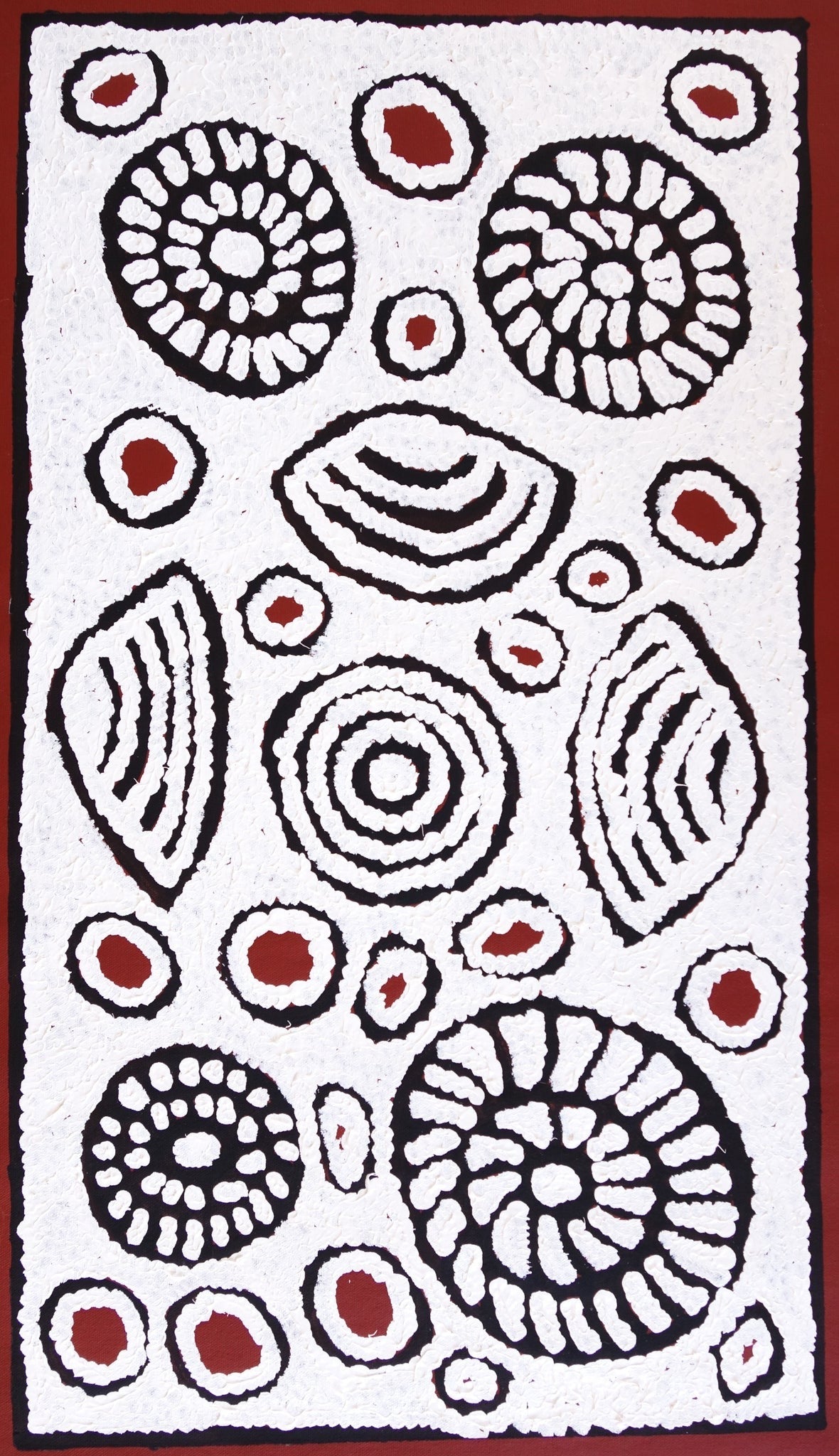 Ningura Naparrula Gibson + Pintupi + Indigenous Art + Aboriginal Art + Traditional Art + Australian Art + Iconography + Symbolism + Darwin Based Gallery + Art Story + Art + Painting 