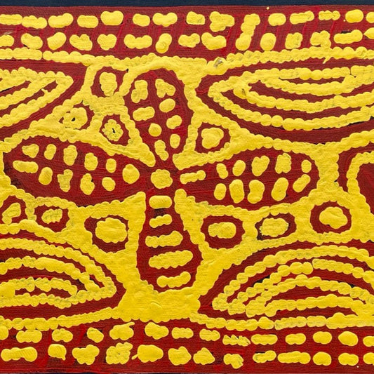 Ningura Naparrula Gibson + Pintupi + Indigenous Art + Aboriginal Art + Traditional Art + Australian Art + Iconography + Symbolism + Darwin Based Gallery + Art Story + Art + Painting 