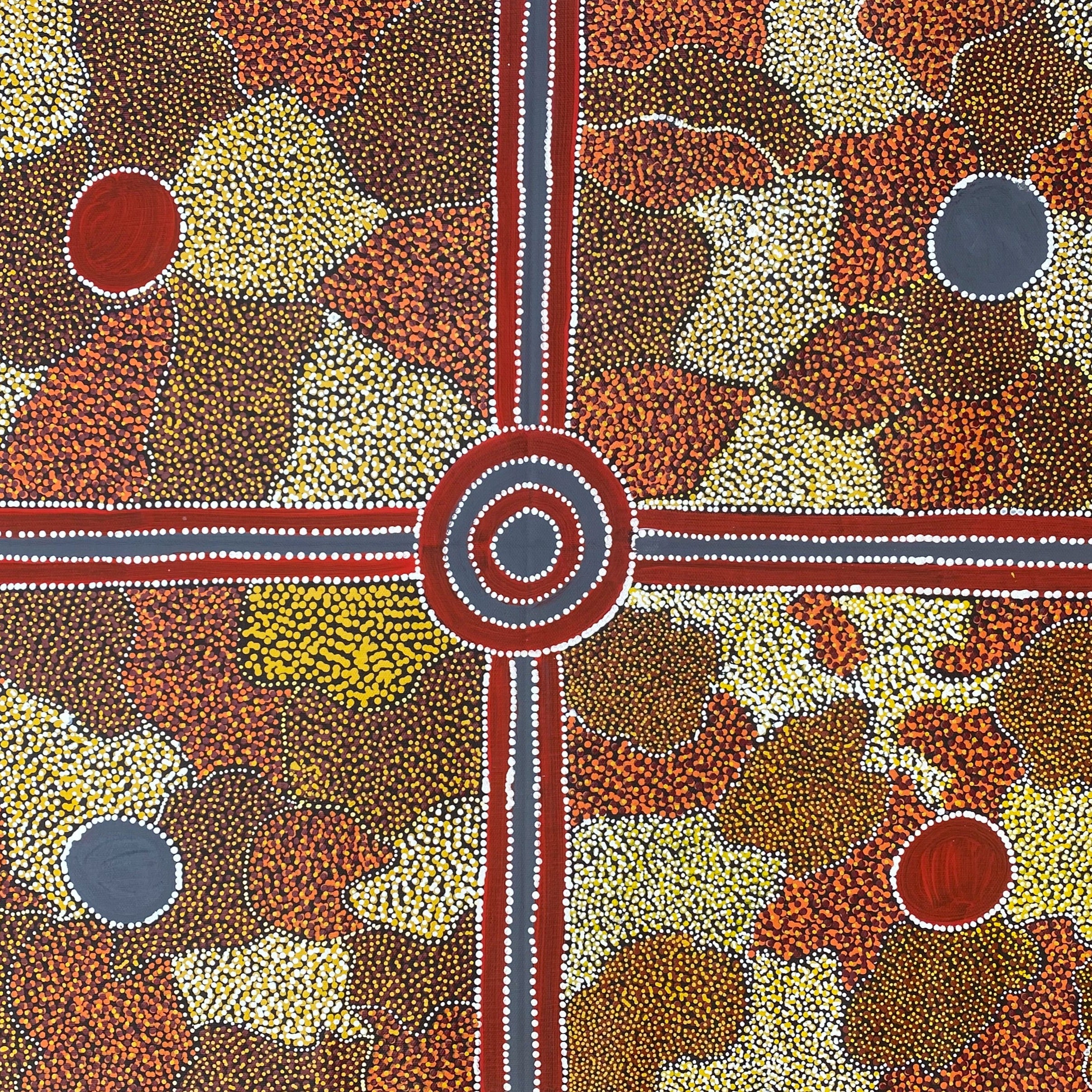 STEVEN BIRD - Mulga Seed – Altyerre Aboriginal Art