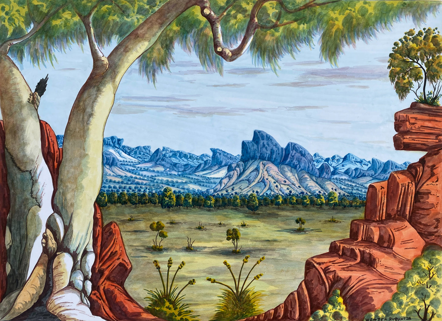 WENTEN RUBUNTJA - Central Australian Landscape