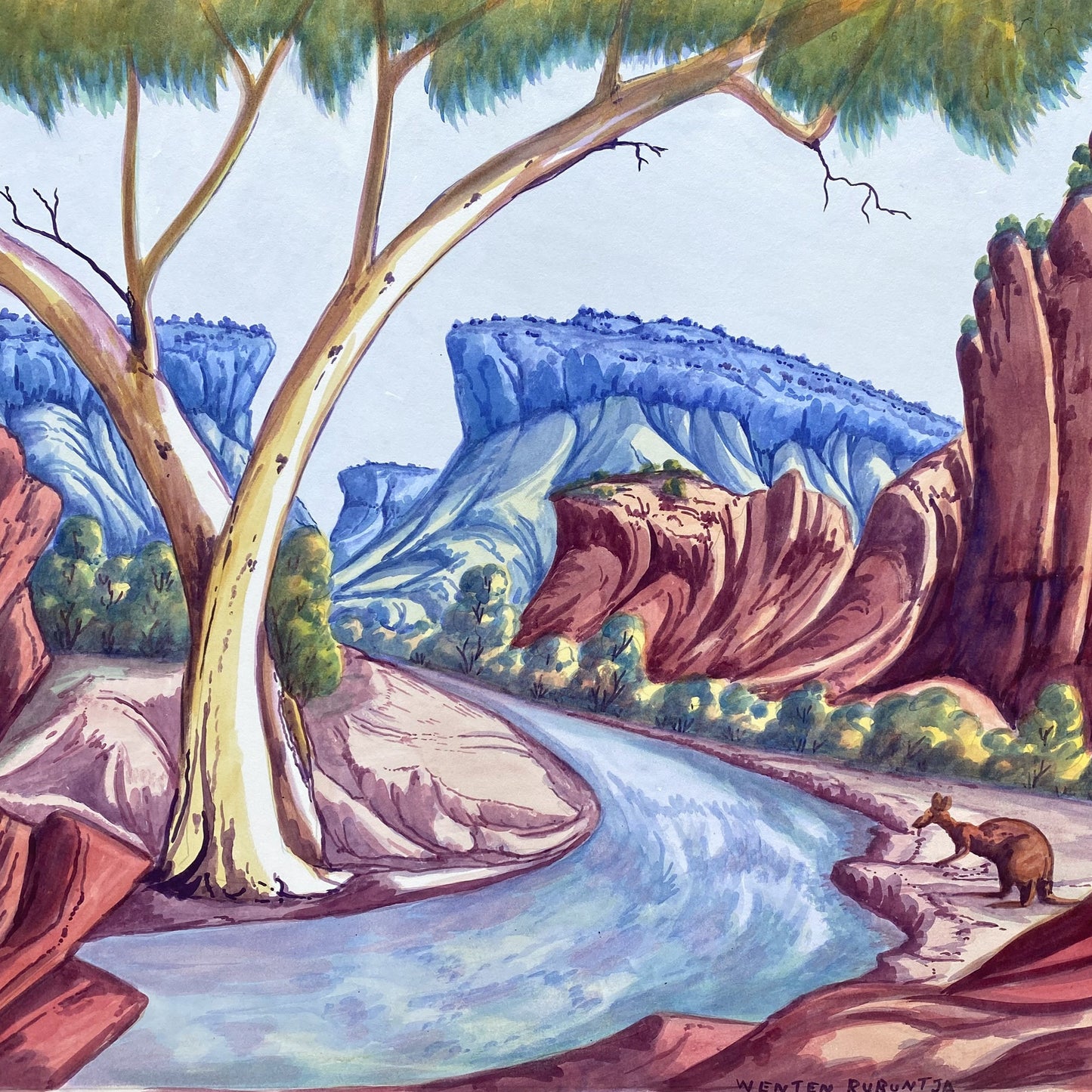 WENTEN RUBUNTJA - Central Australian Landscape